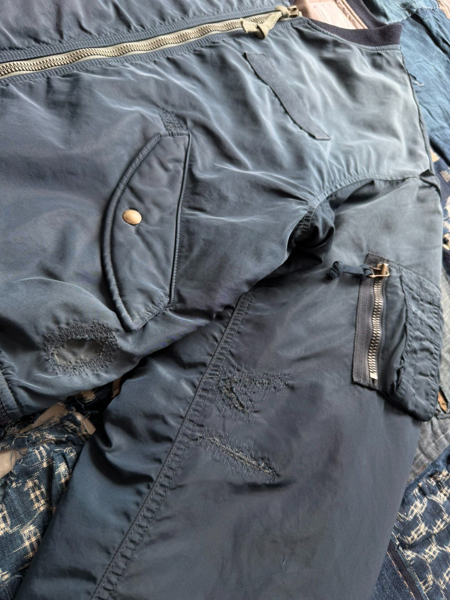 VISVIM 23AW THORSON MA1 Crash Jacket — label