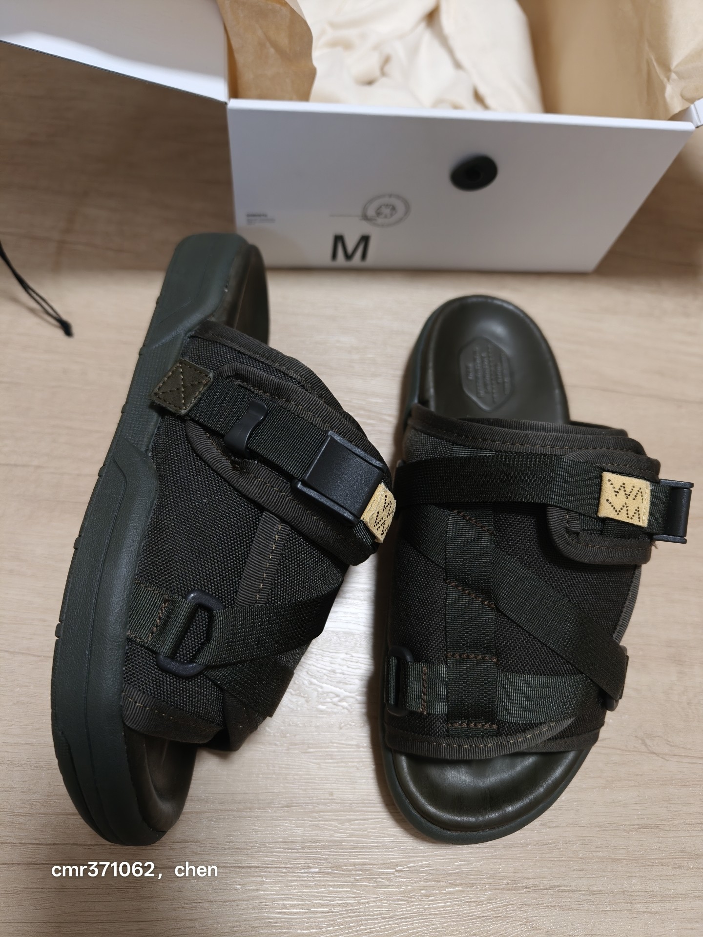 Visvim 26ss Spot Christo Slides — front
