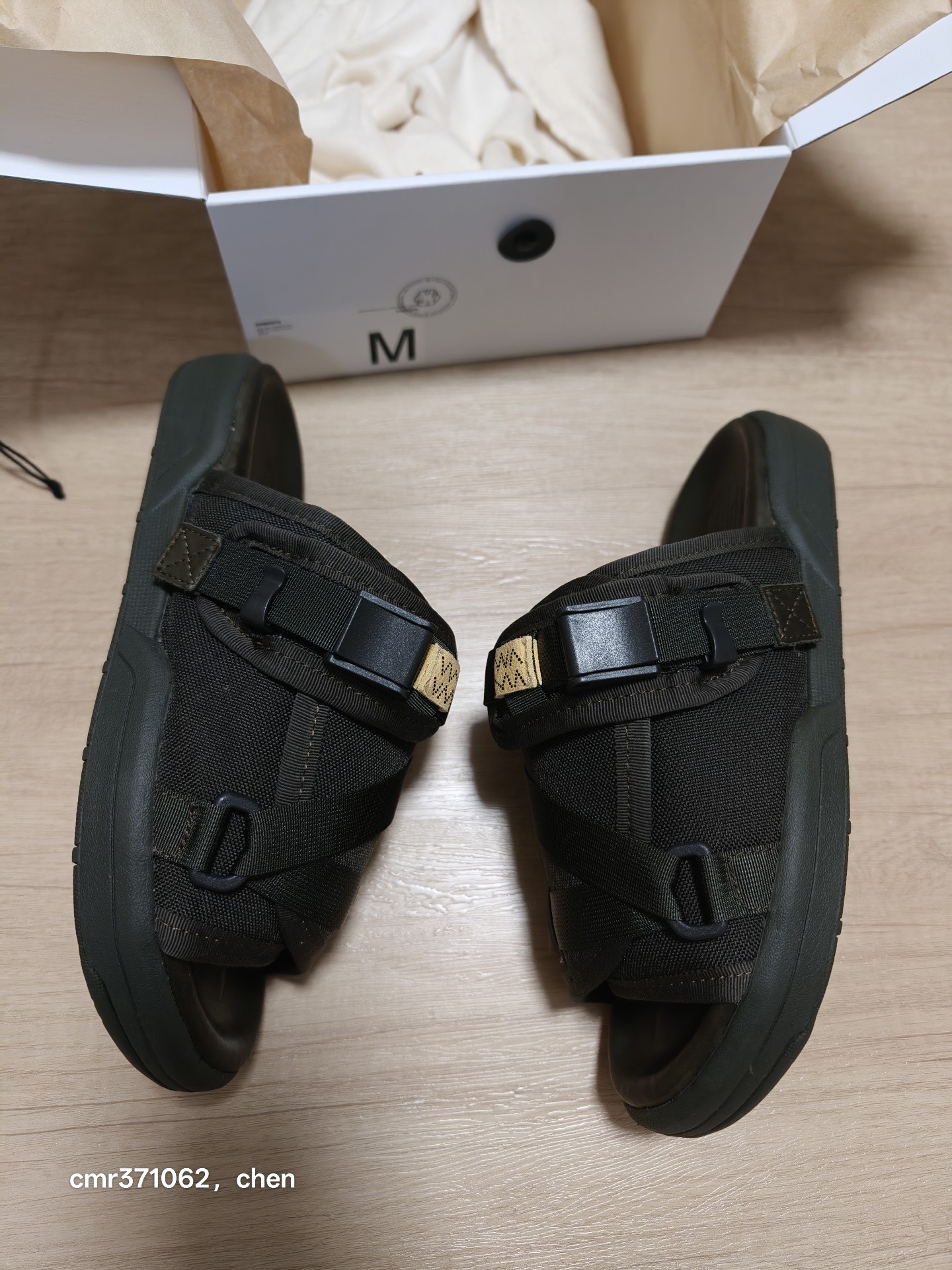 Visvim 26ss Spot Christo Slides — detail