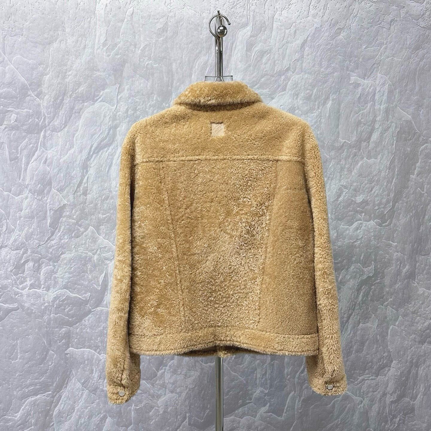 Louis Vuitton SS25 Shearling Jacket — back