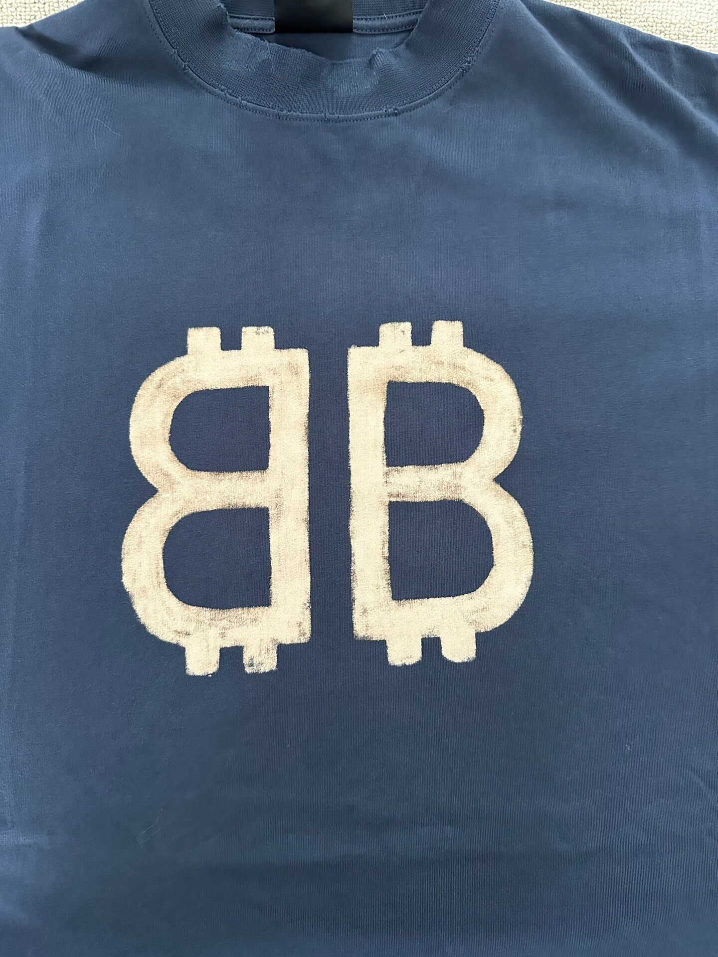 Balenciaga Crypto Oversized T-Shirt — detail