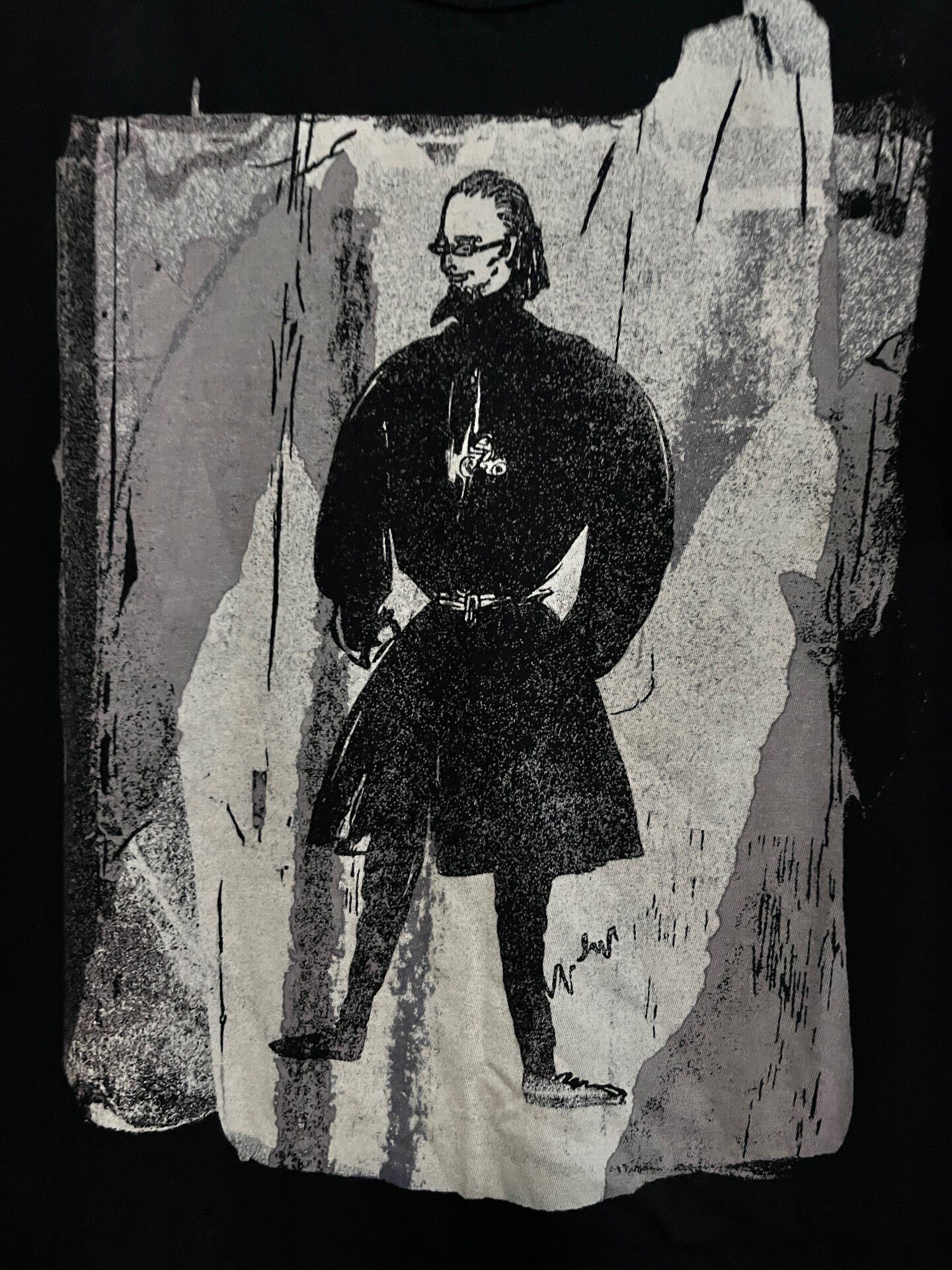 Yohji Yamamoto 23ss Portrait Tee — front