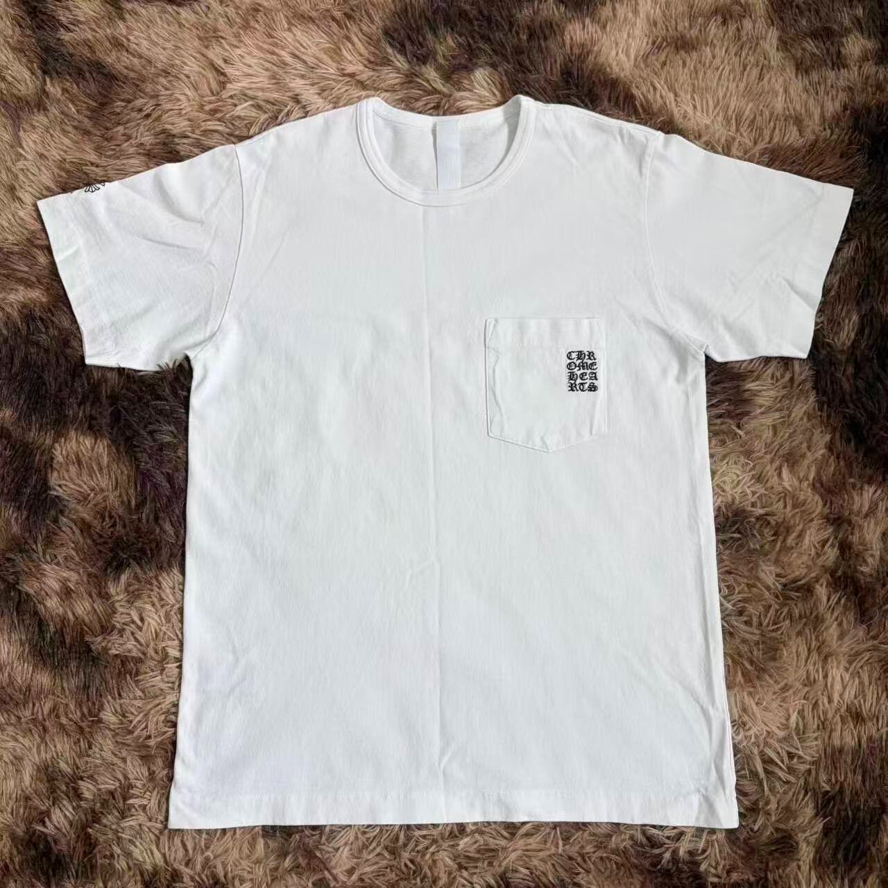 Chrome Hearts White Embroidered T-Shirt