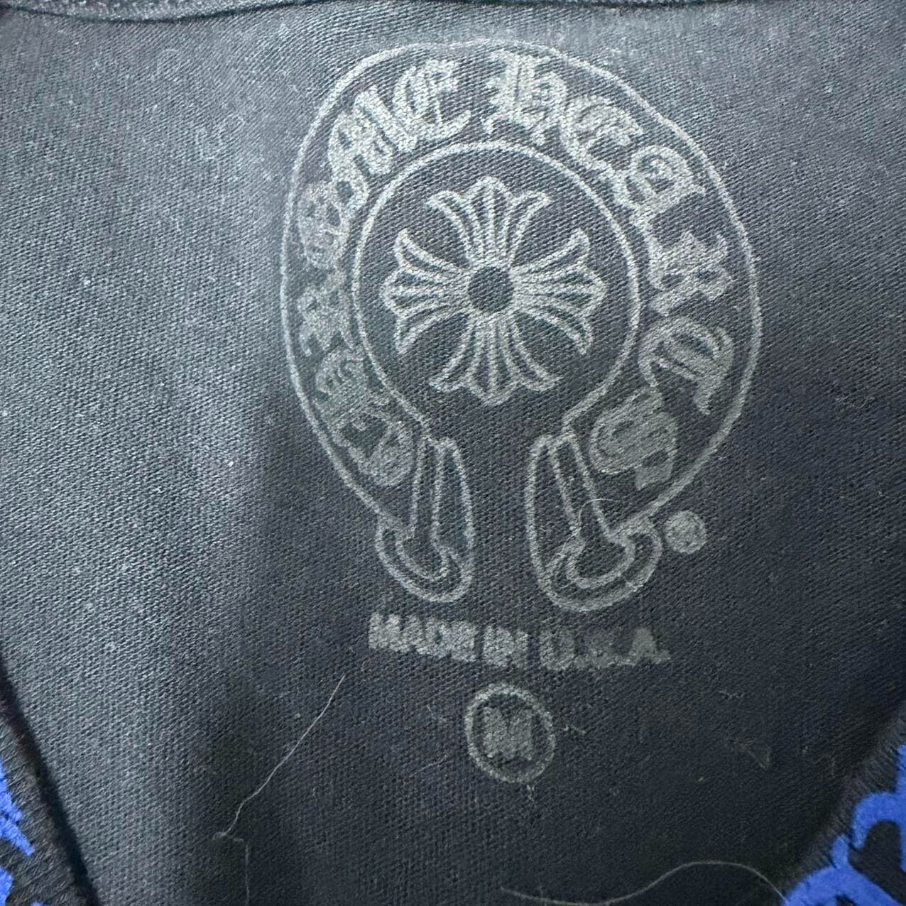 Chrome Hearts Blue Print Long Sleeve T-Shirt — detail