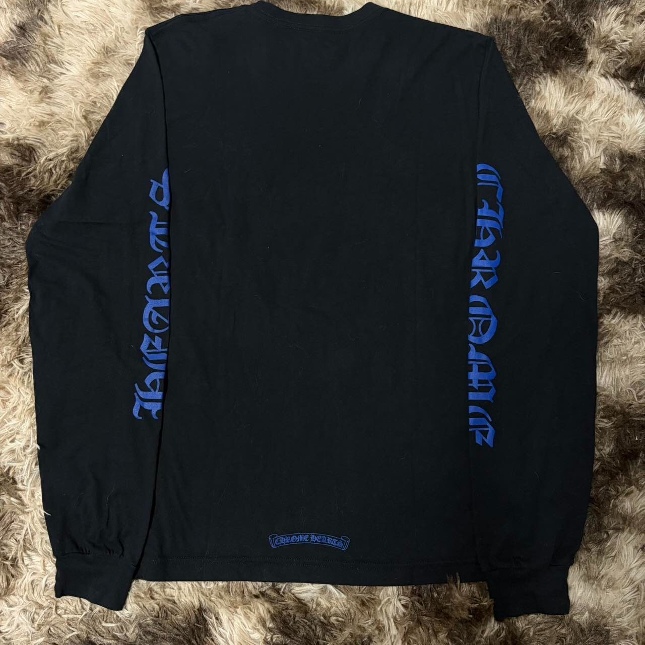 Chrome Hearts Blue Print Long Sleeve T-Shirt — front