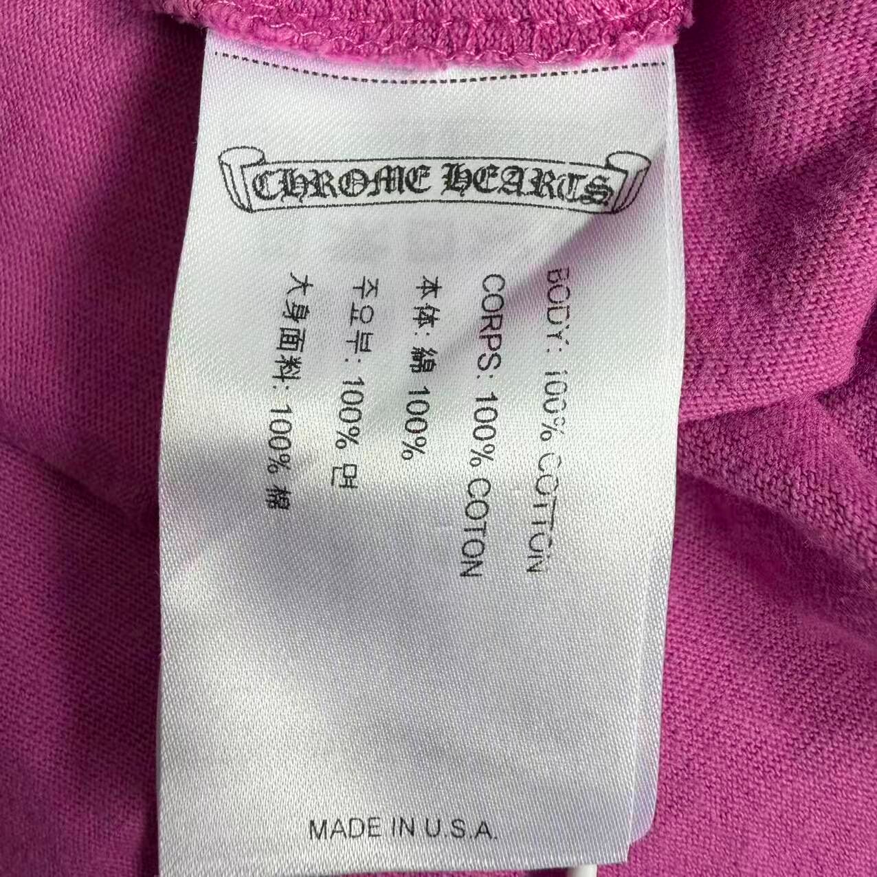Chrome Hearts MattyBoy Purple Tee — back