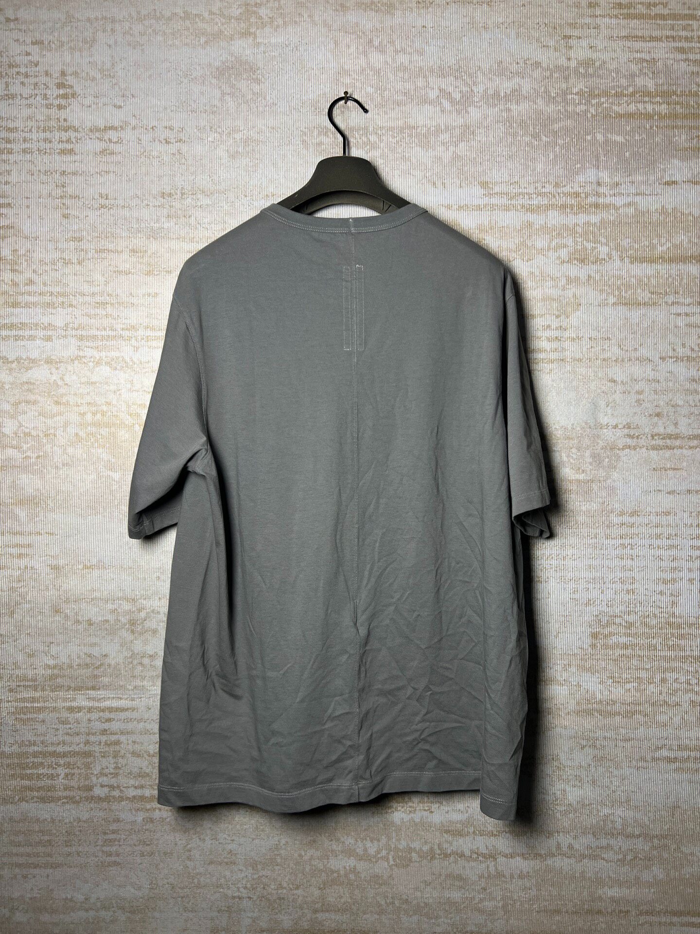 Rick Owens 25ss Basic Washed T-Shirt — detail