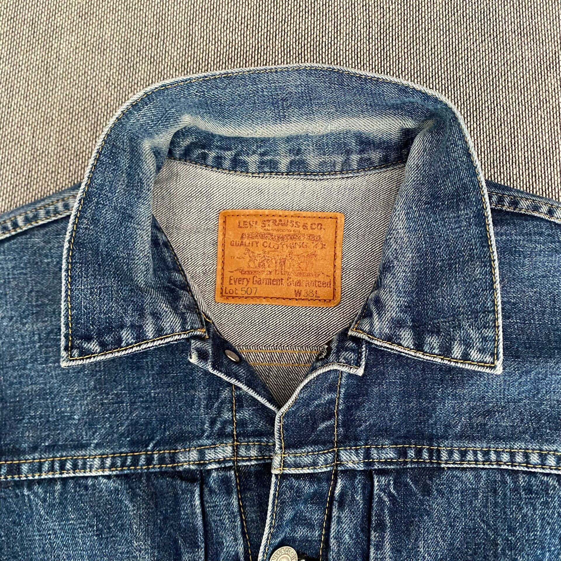 Levi's LVC 507xx J22 Denim Jacket — detail