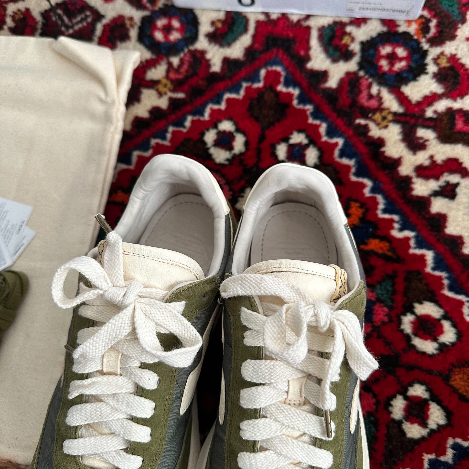 Visvim 20AW FKT Runner Sneakers Size 8 — front