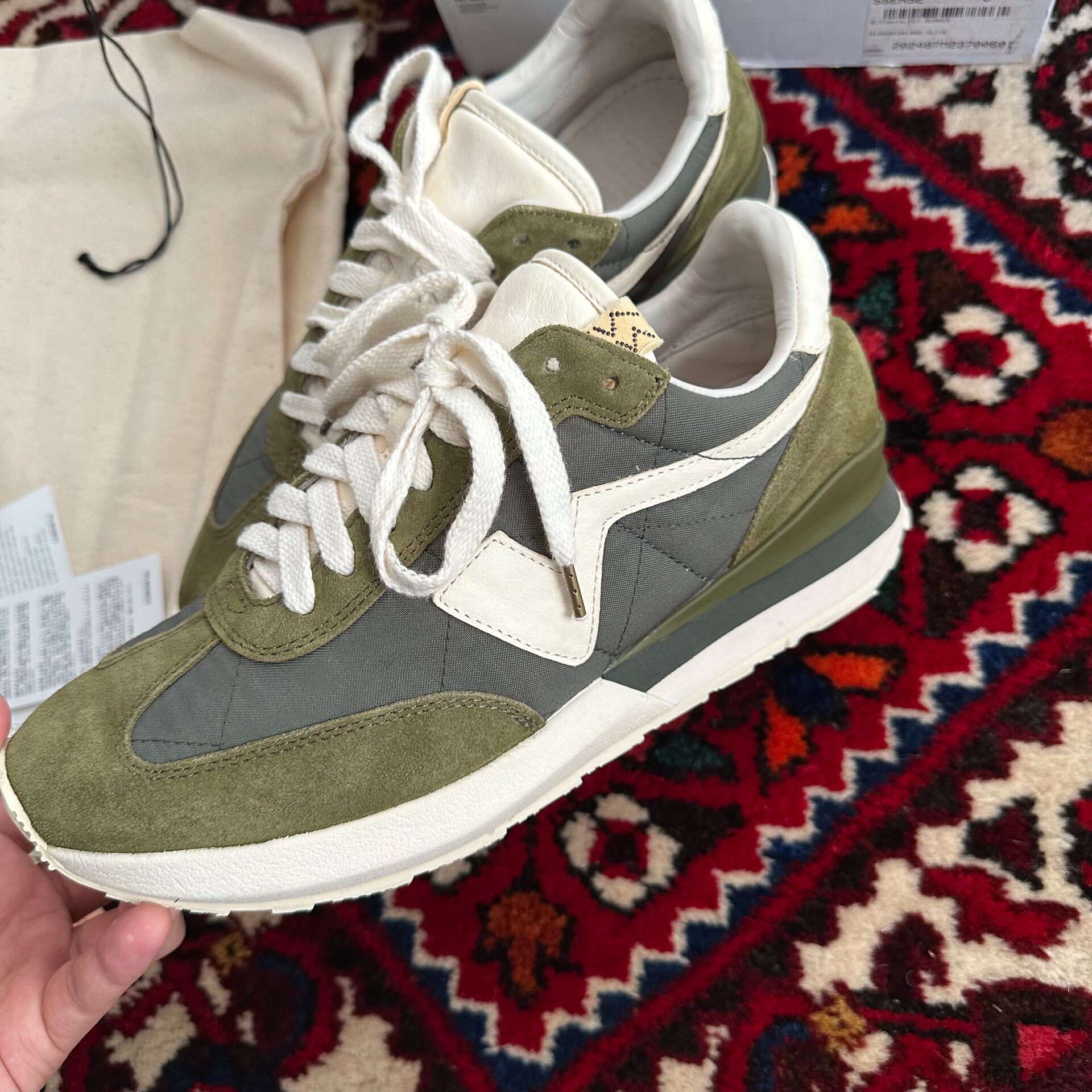 Visvim 20AW FKT Runner Sneakers Size 8 — label