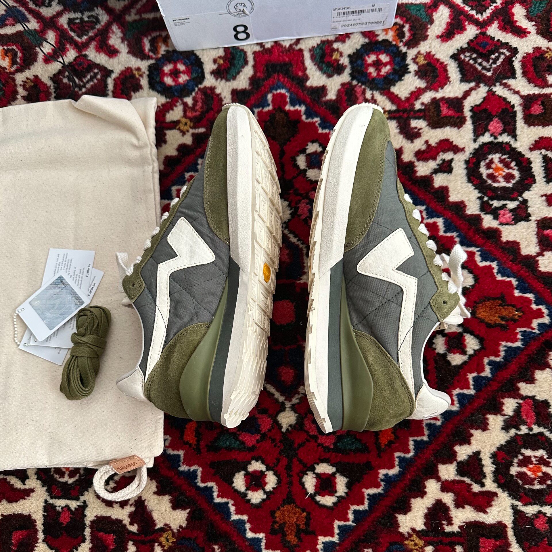 Visvim 20AW FKT Runner Sneakers Size 8 — detail