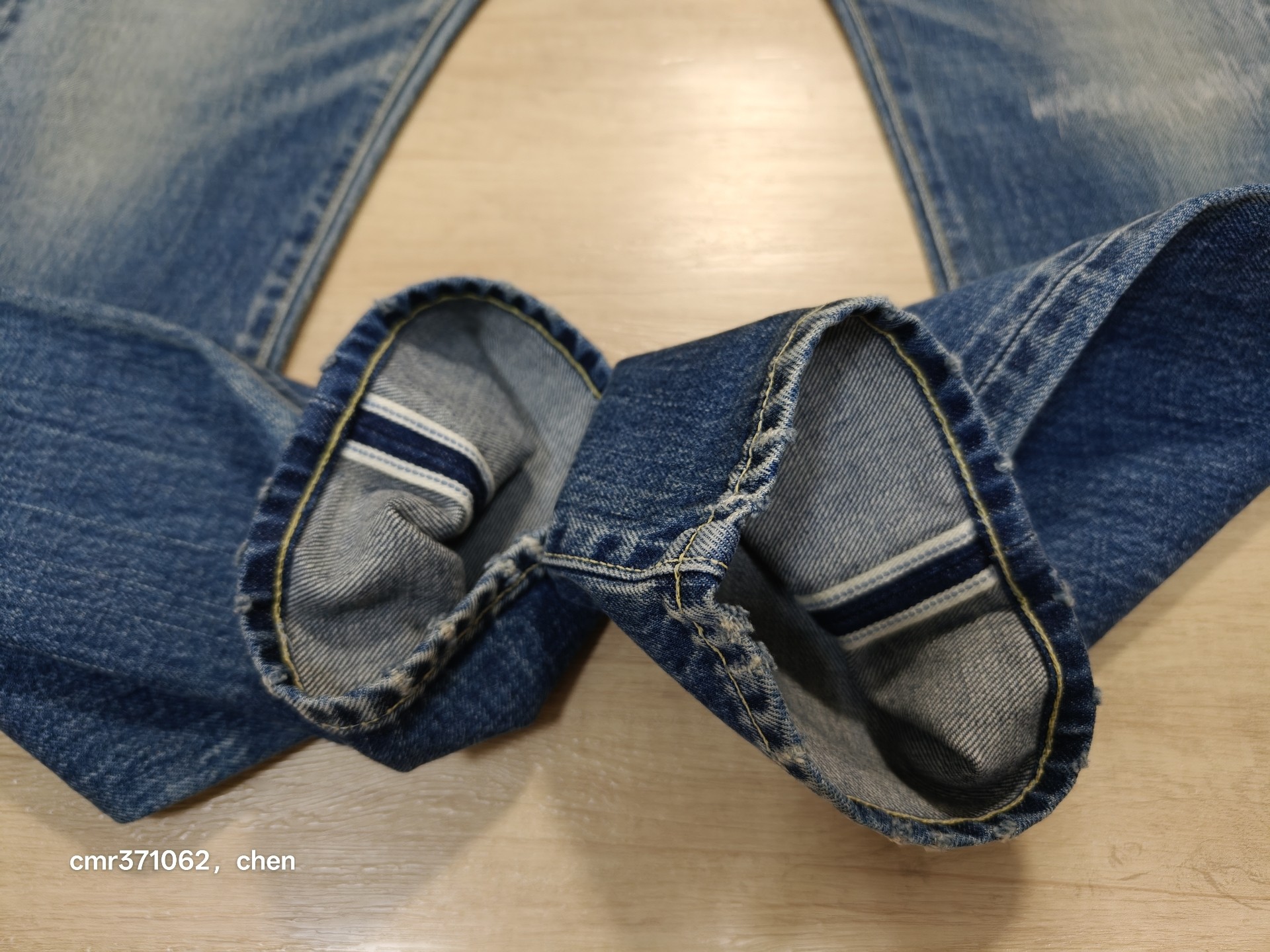Visvim 19AW Social Sculpture 01 Jeans — label