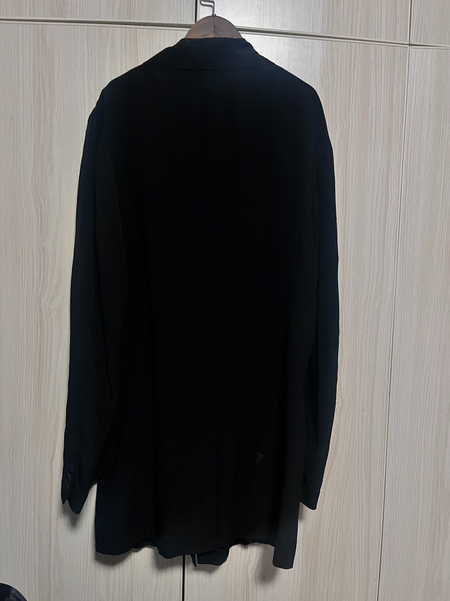 Yohji Yamamoto 19SS Silk Coat — back