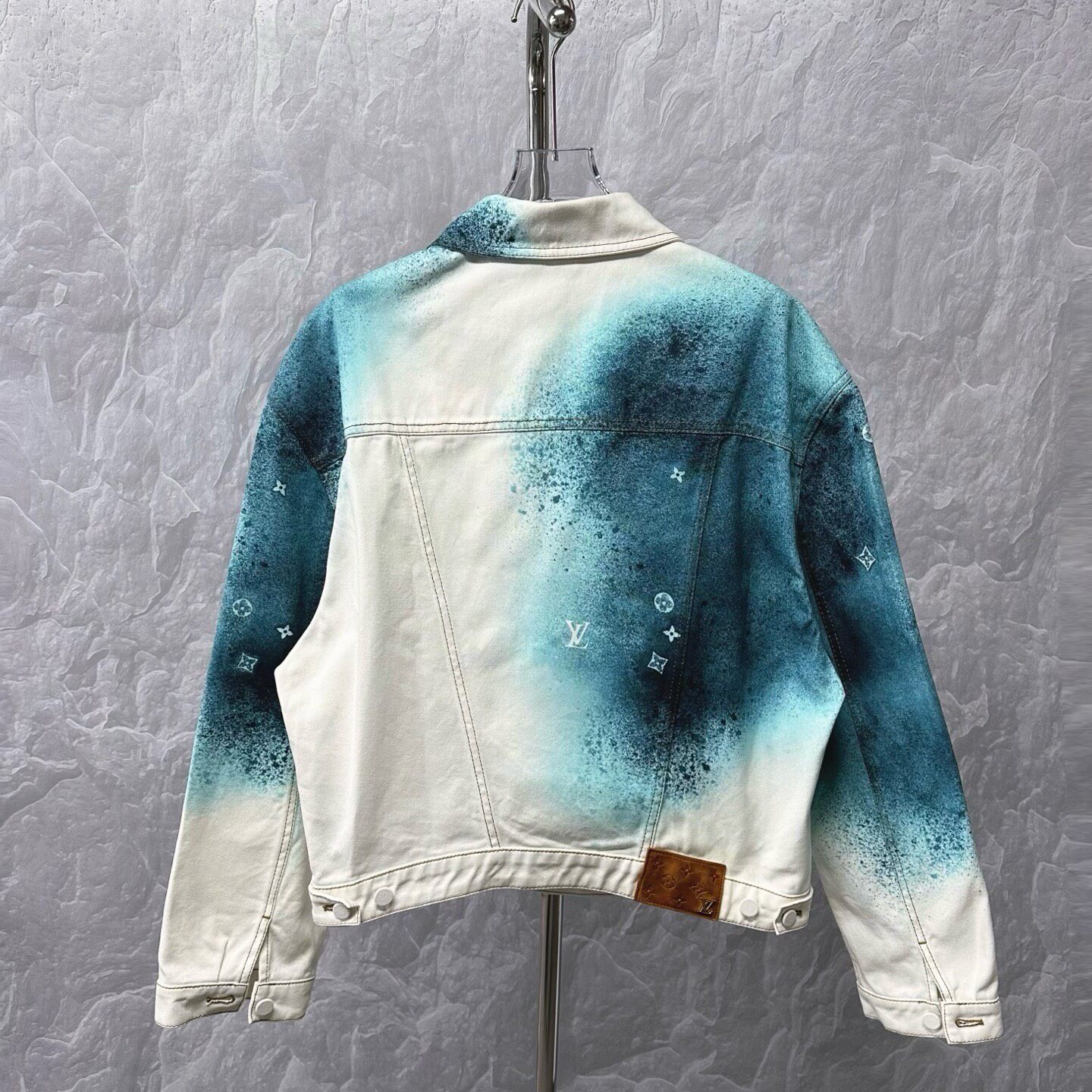 Louis Vuitton Sprayed Denim Jacket — back