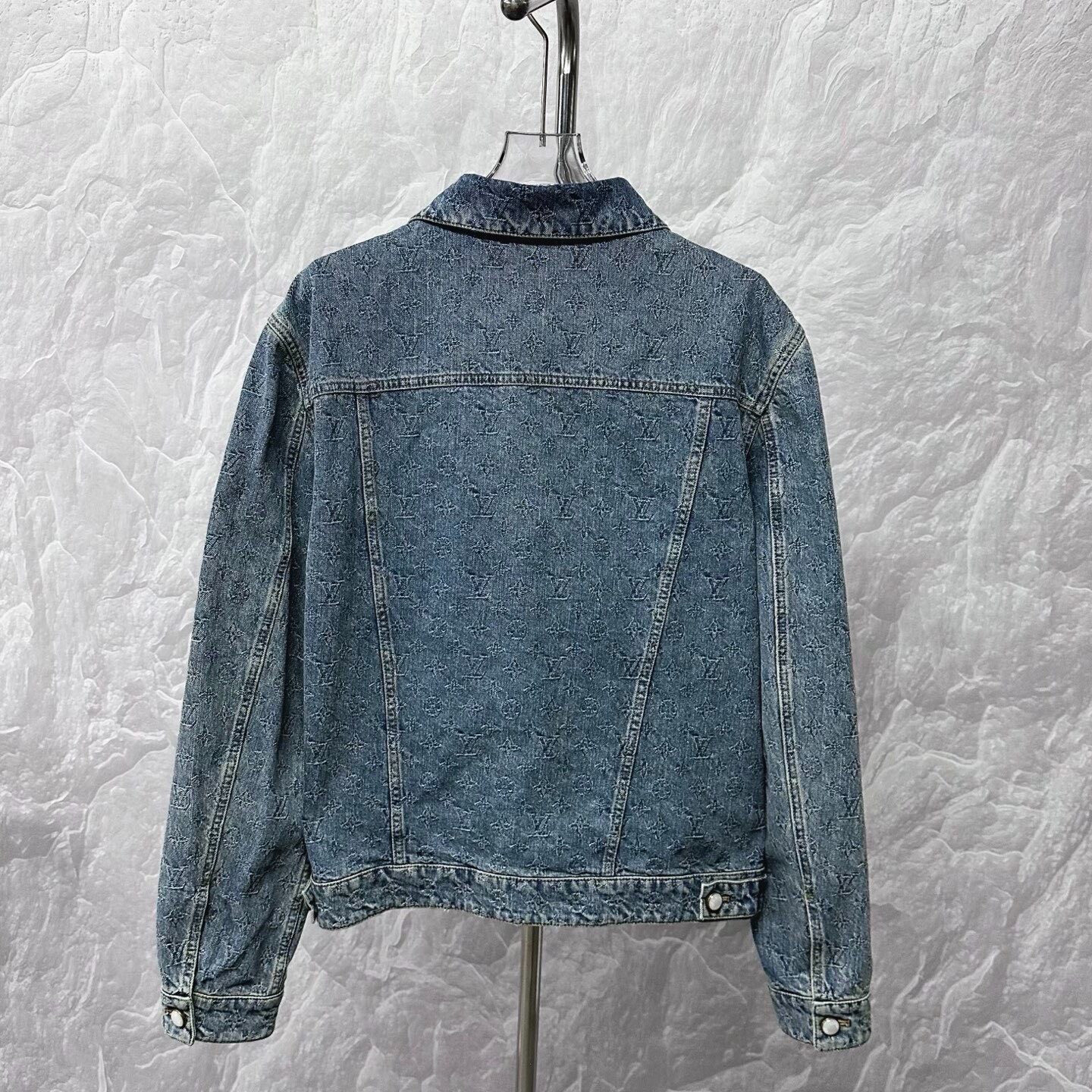Louis Vuitton SS25 Monogram Denim Jacket — back