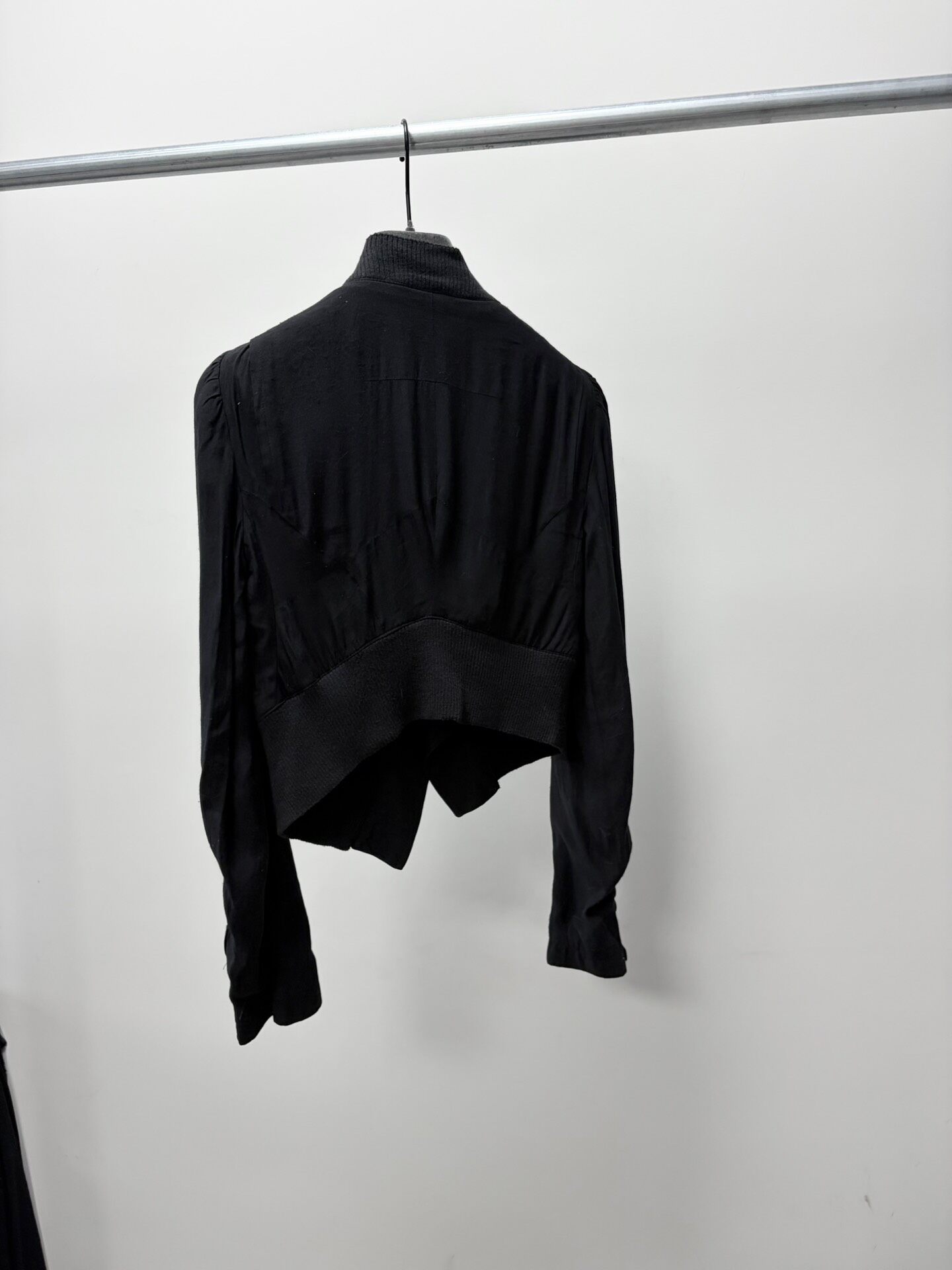Ann Demeulemeester 2007 SS Diagonal Placket Jacket — label