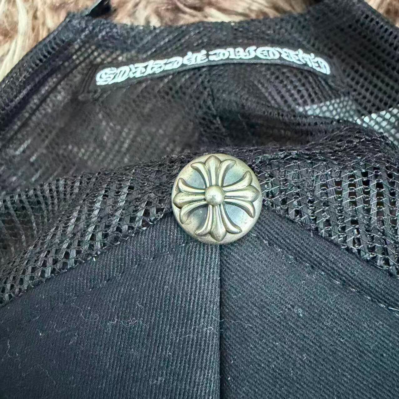 Chrome Hearts Cross Patch Trucker Hat — back