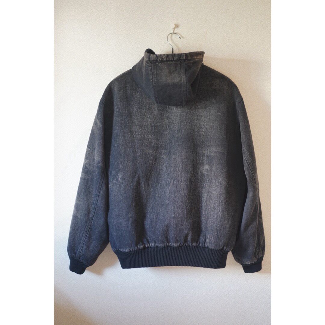A.PRESSE 25SS Silk Linen Hooded Parka — detail