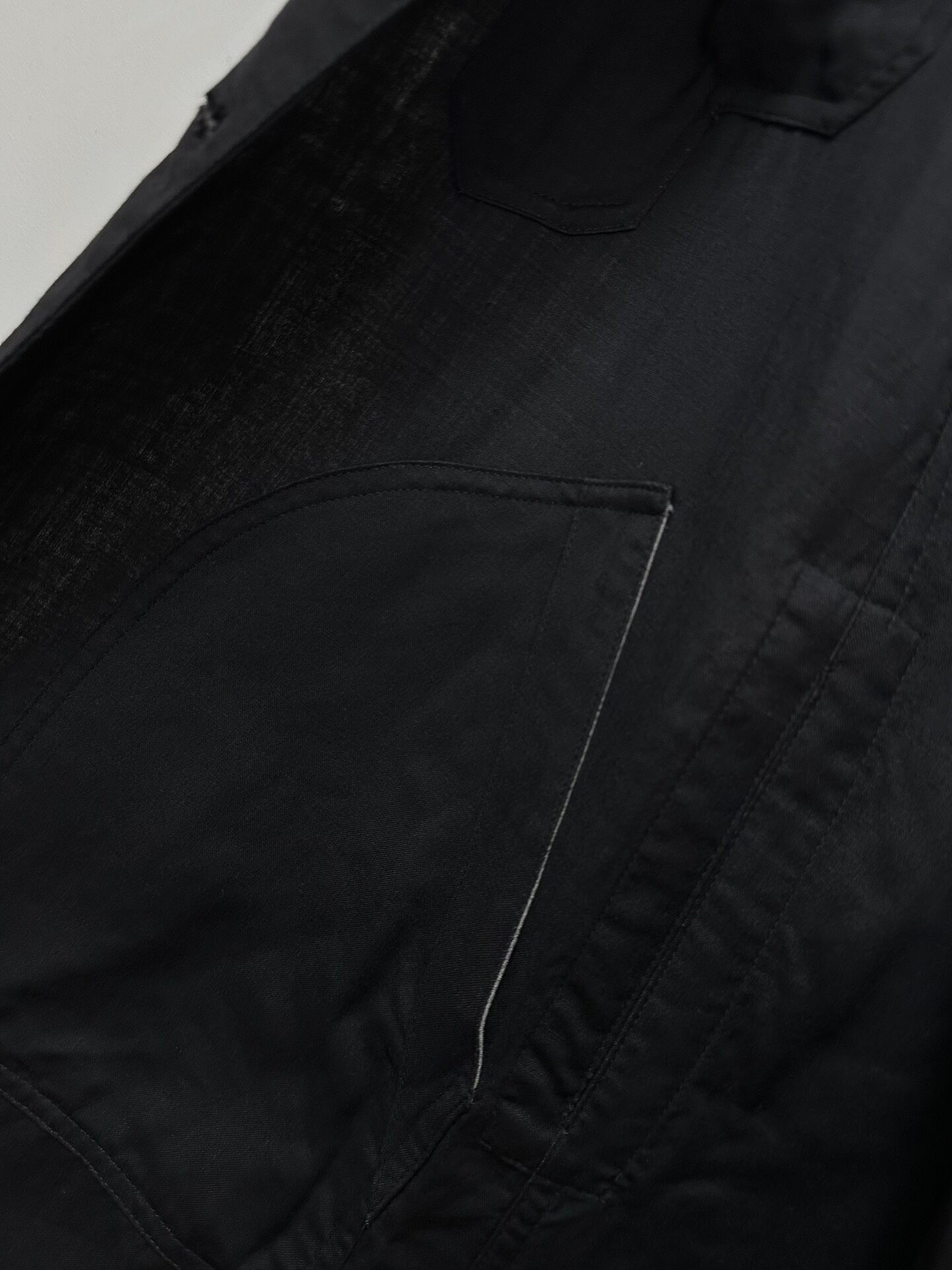 Geoffrey B.Small Organic Cotton Coat — label