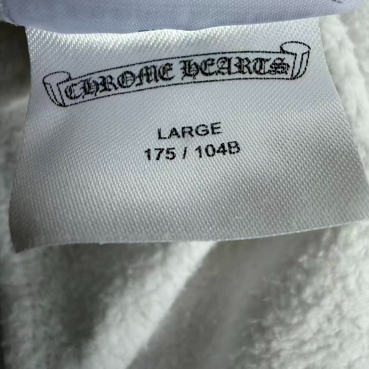 Chrome Hearts Thick Graphic Crewneck Sweatshirt — label
