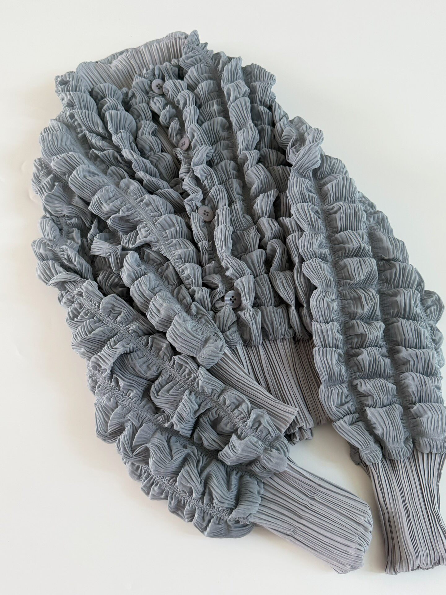 Issey Miyake 2008 Fete Pleated Cropped Jacket — label