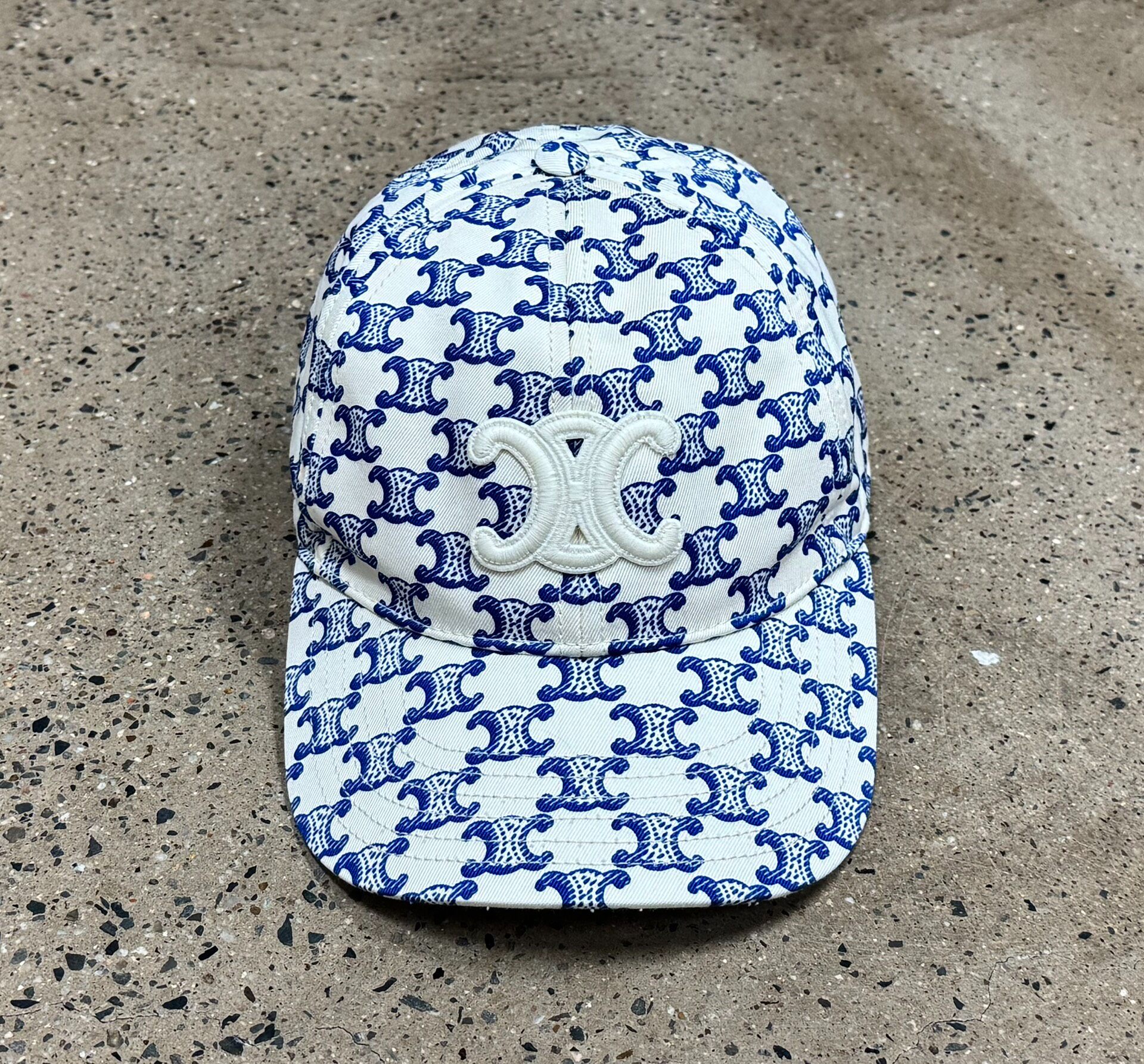 Celine Triomphe Canvas Baseball Cap