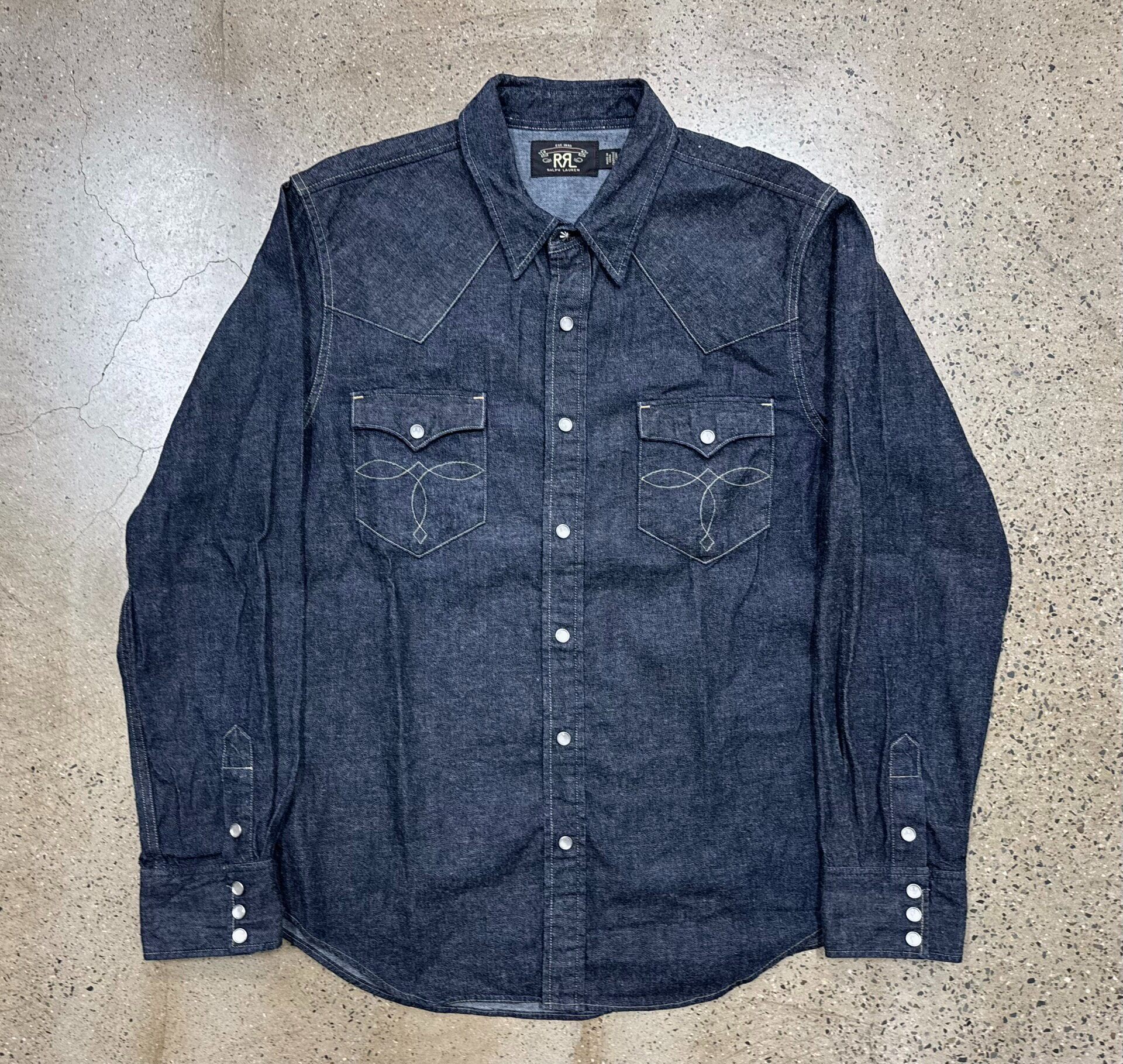 RRL Double RL Western Denim Shirt