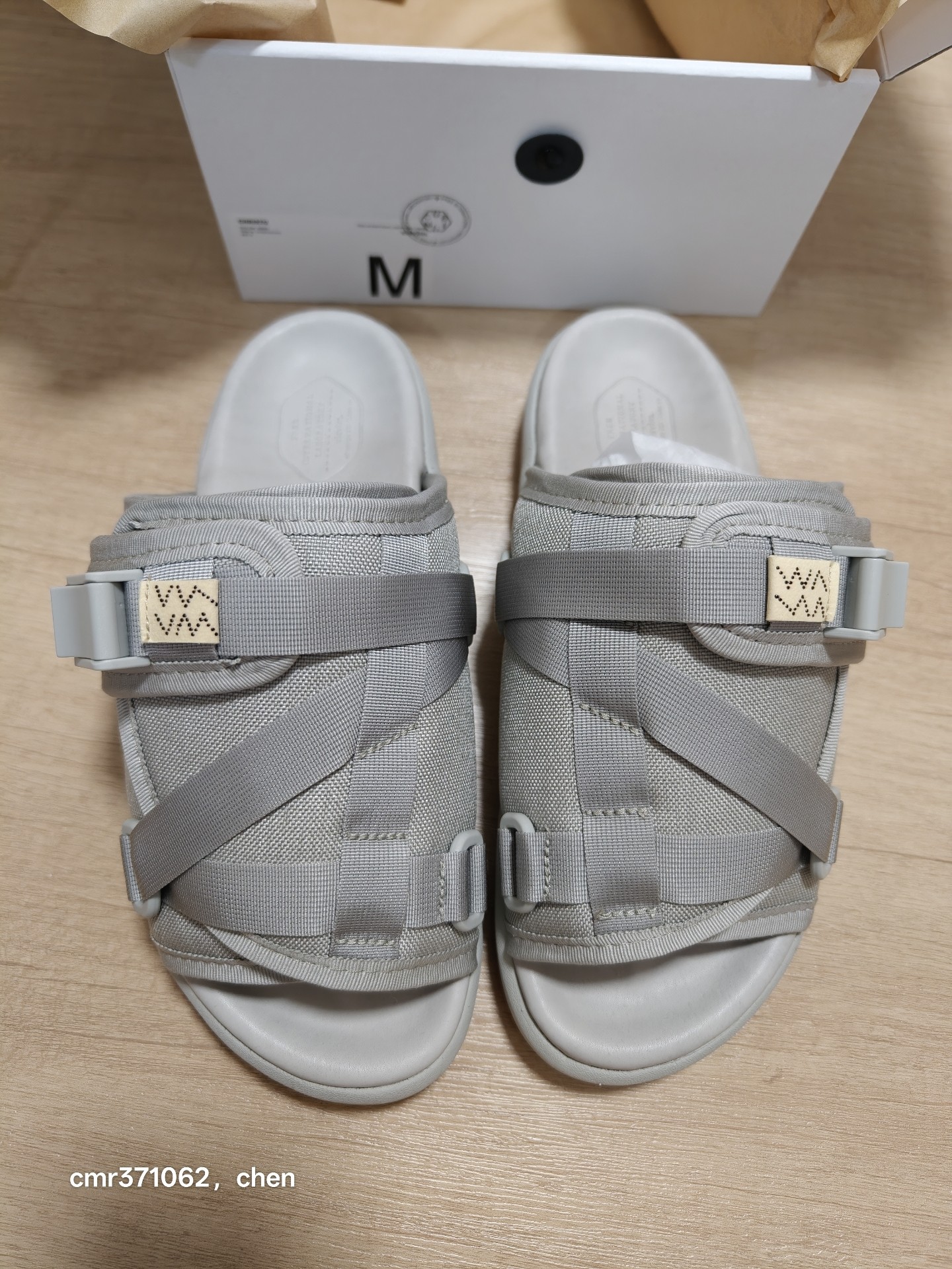 Visvim 26SS Spot Christo Gray Slide