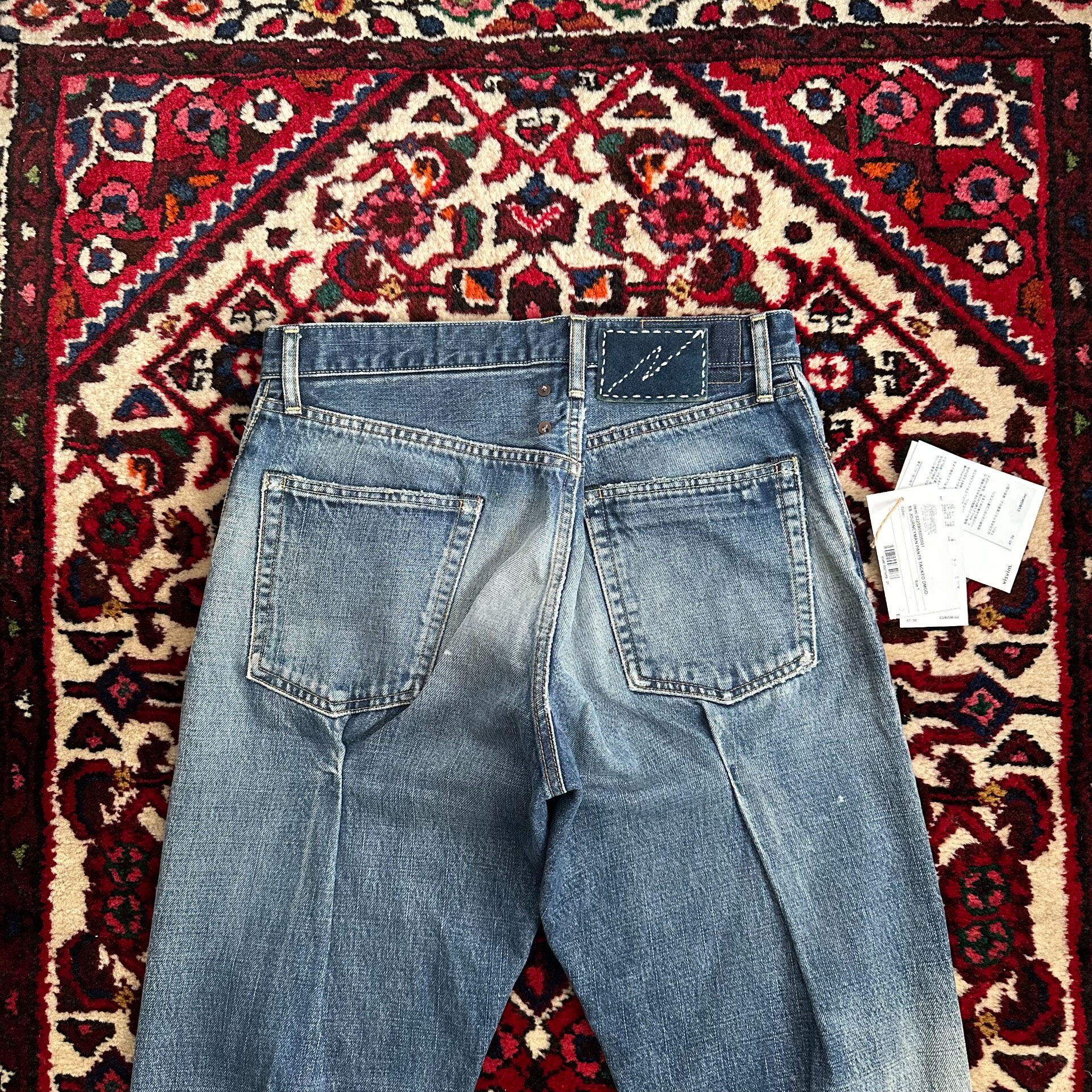 Visvim 25AW ICT Journeyman Denim Jeans — label