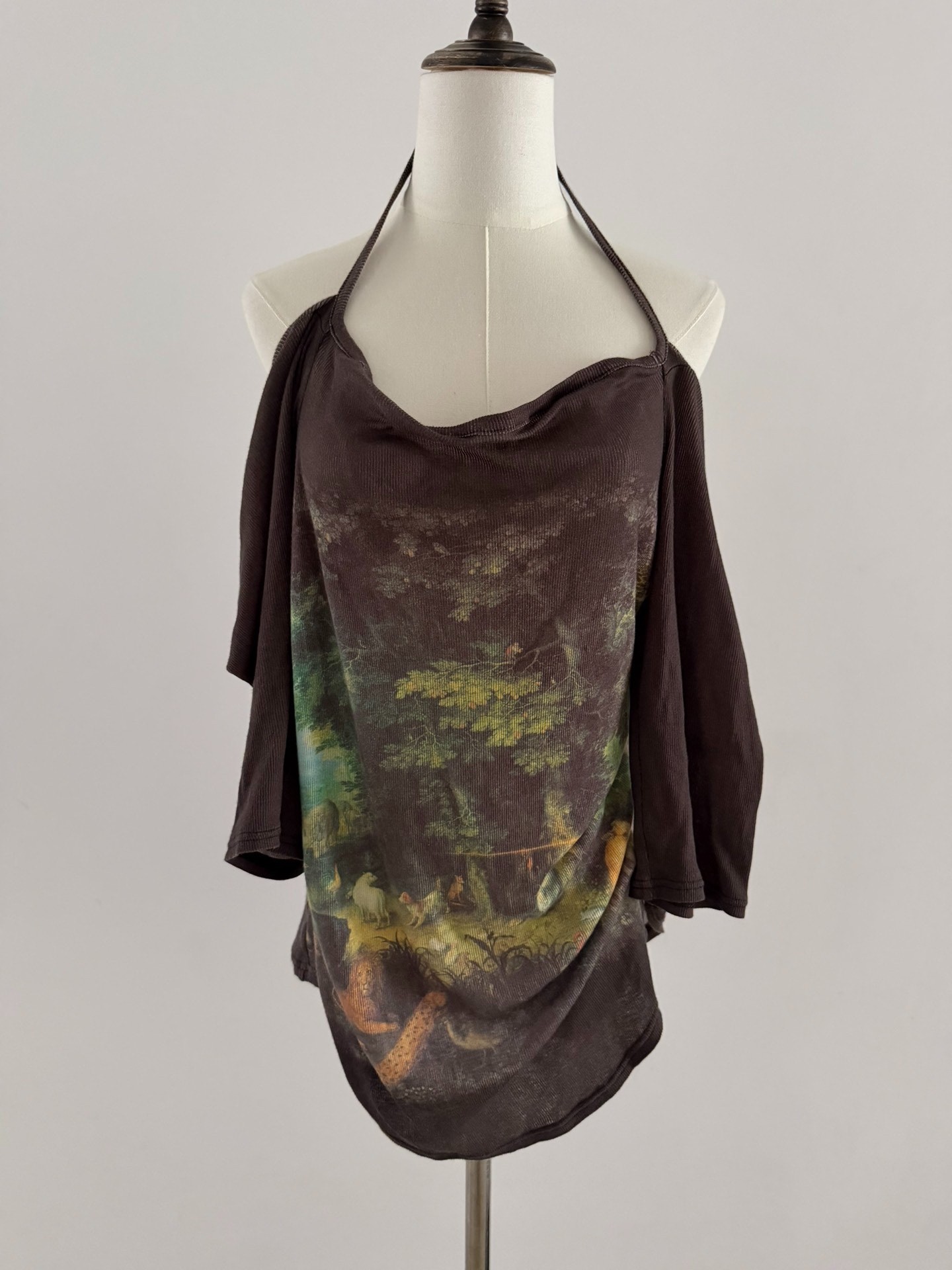 Undercover Oil Painting Short Sleeve Top
