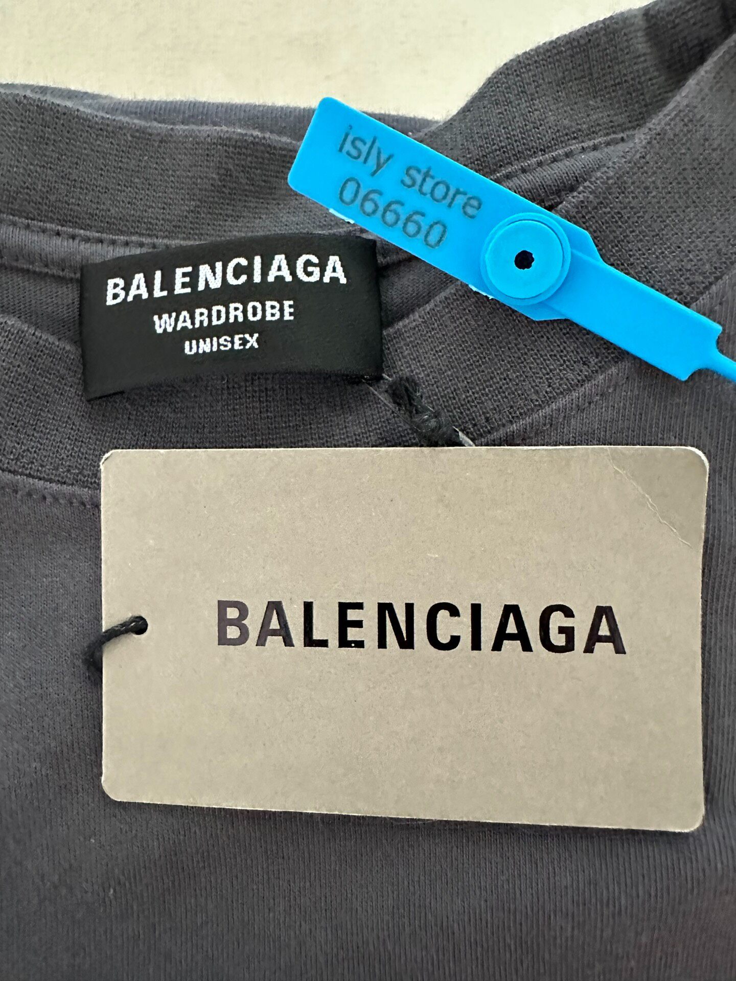 Balenciaga Political Campaign T-Shirt — label