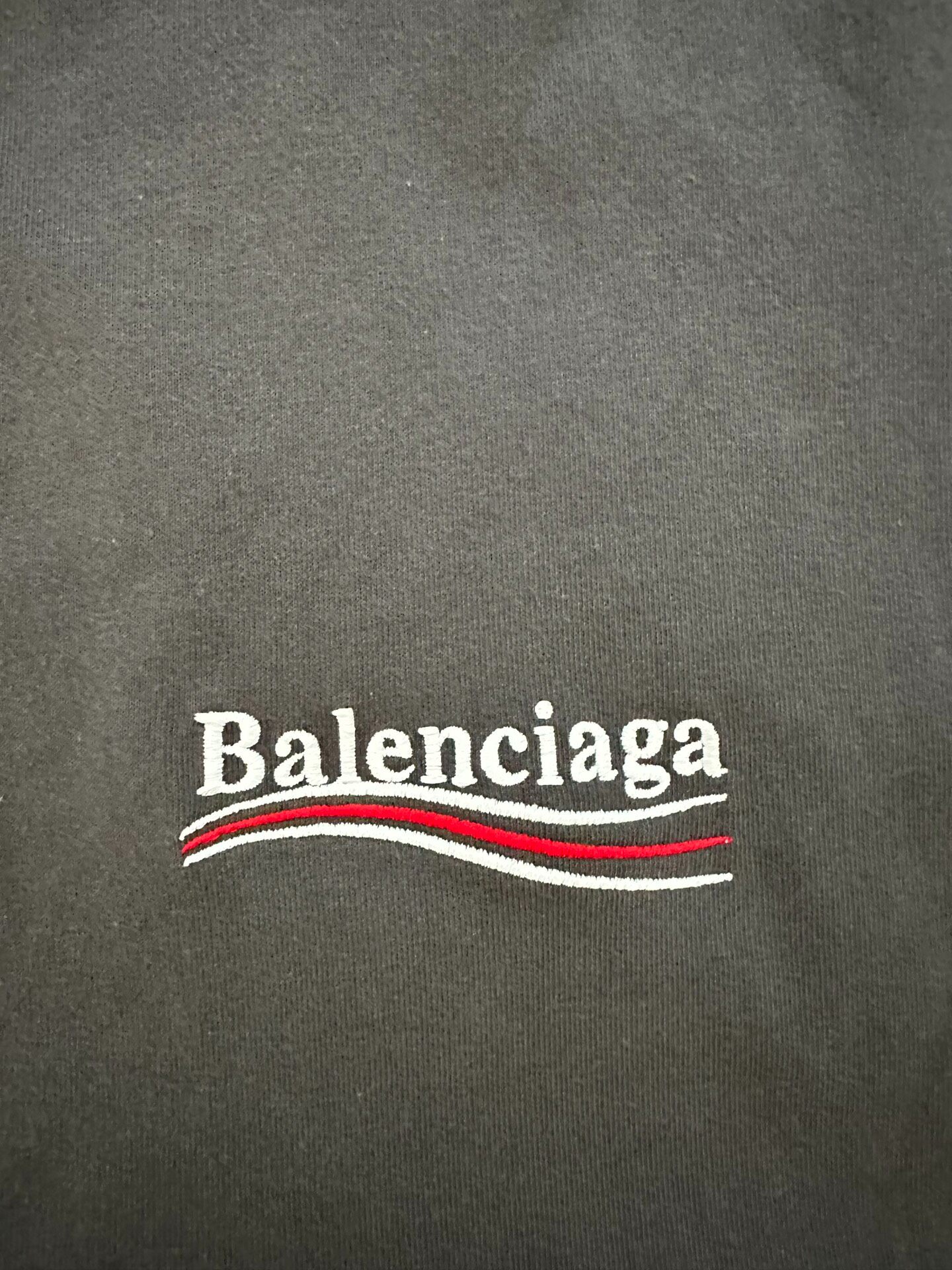 Balenciaga Political Campaign T-Shirt — detail