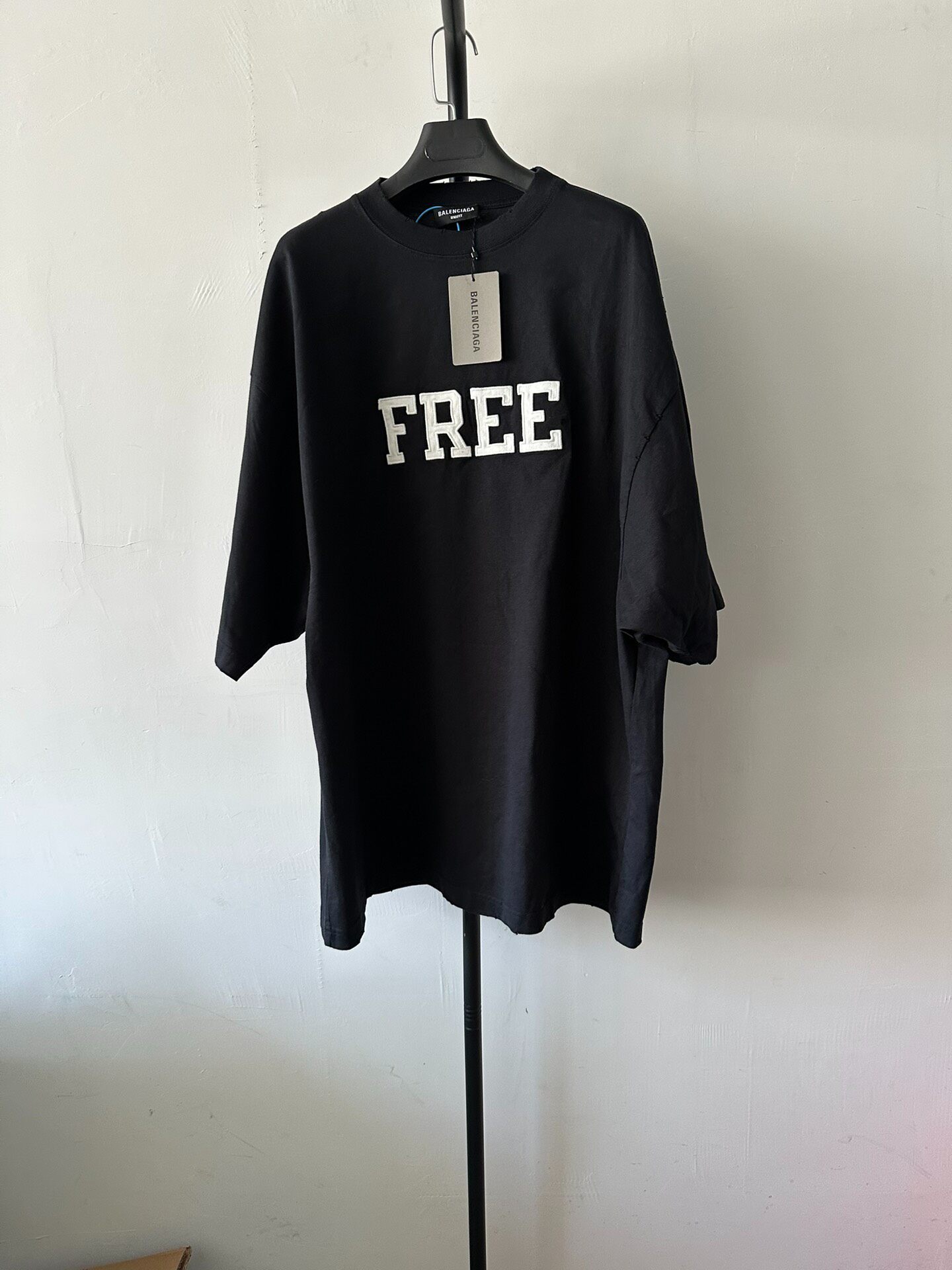 Balenciaga Free Print Oversized T-Shirt
