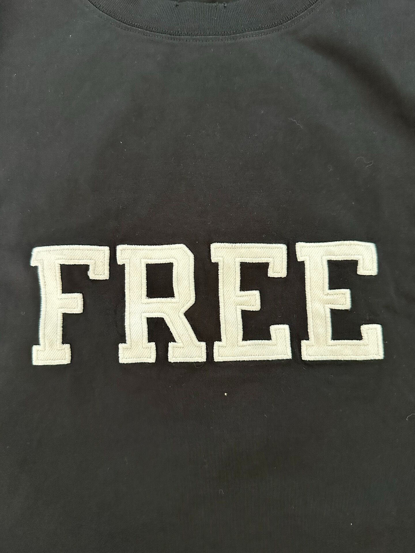 Balenciaga Free Print Oversized T-Shirt — detail