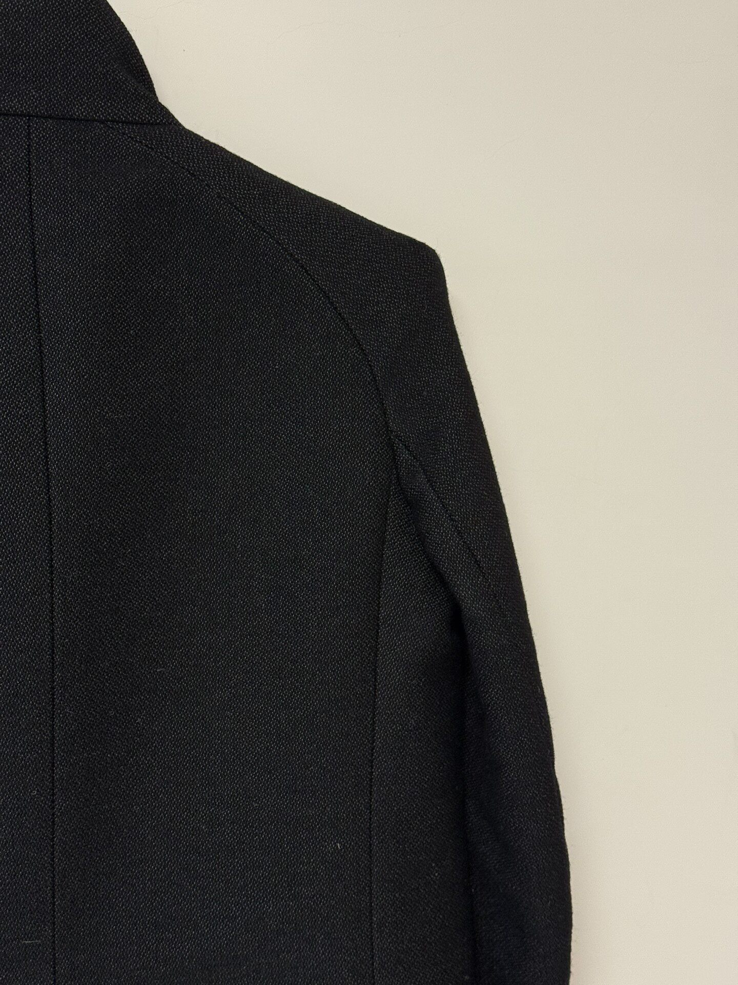 Carol Christian Poell Black Wool Coat — back