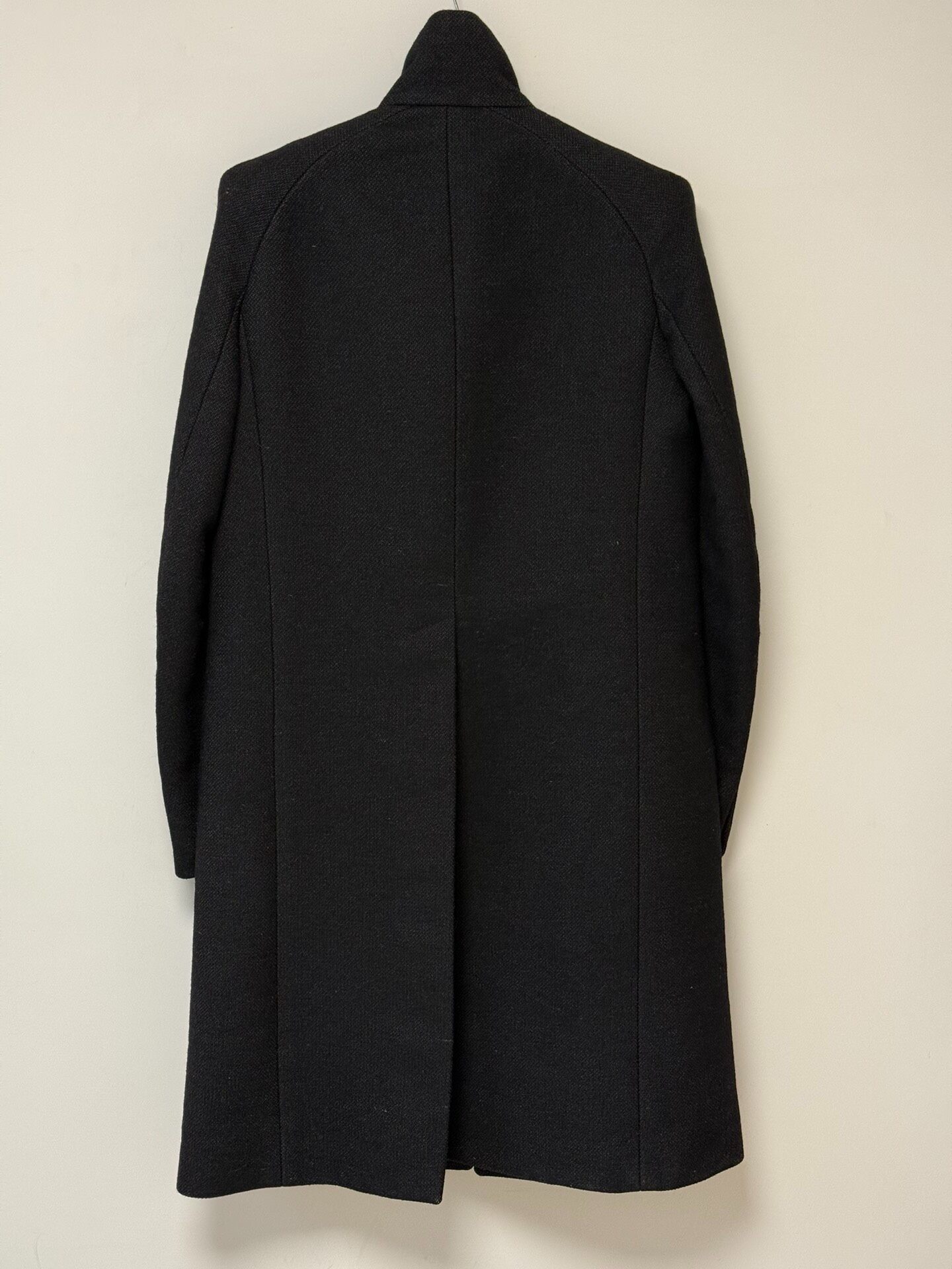 Carol Christian Poell Black Wool Coat — front