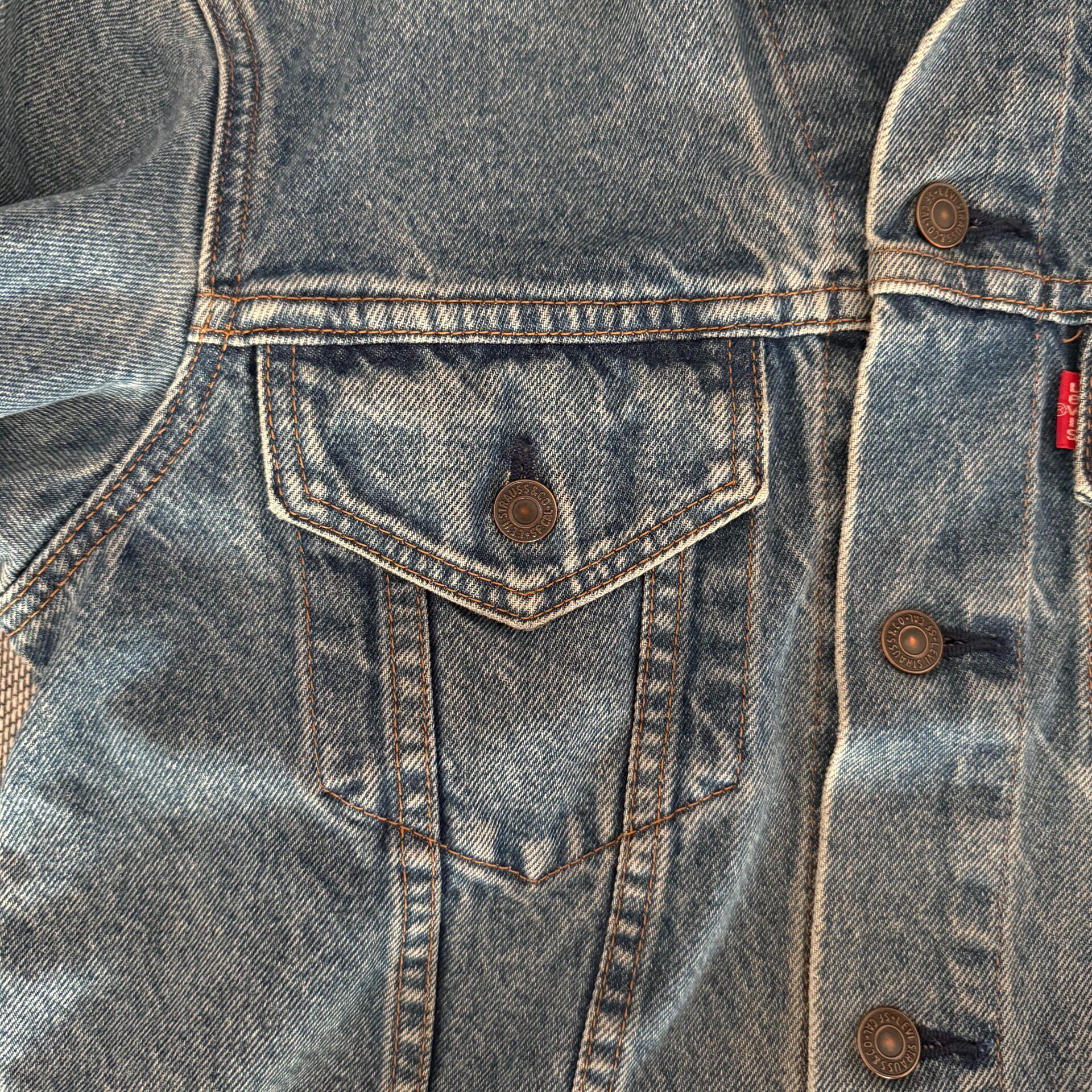 Levis LVC Denim Trucker Jacket — label