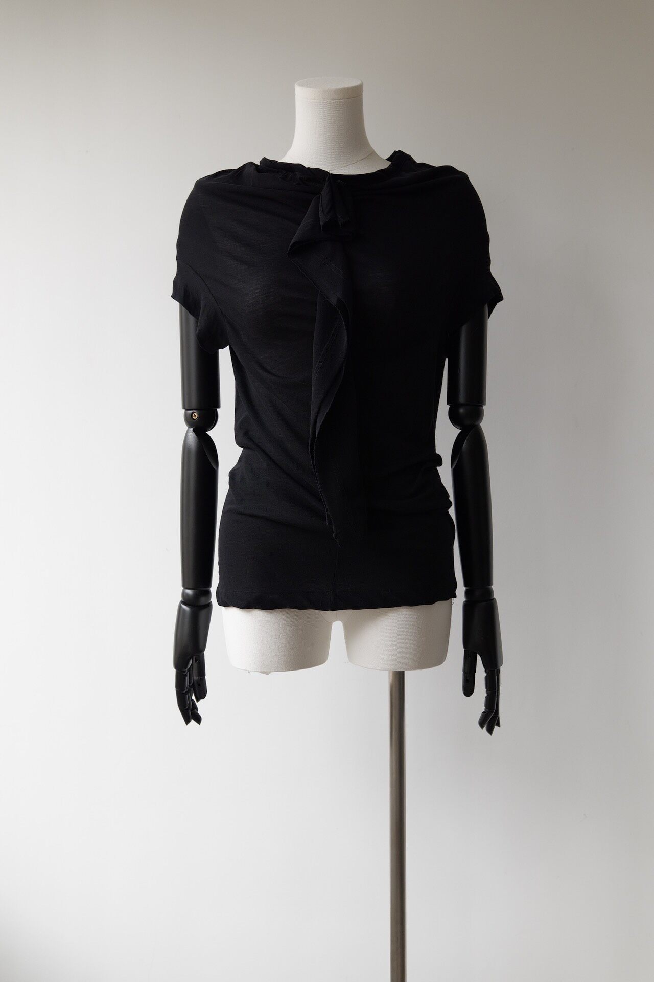 Yohji Yamamoto Noir 20SS Short Sleeve Top