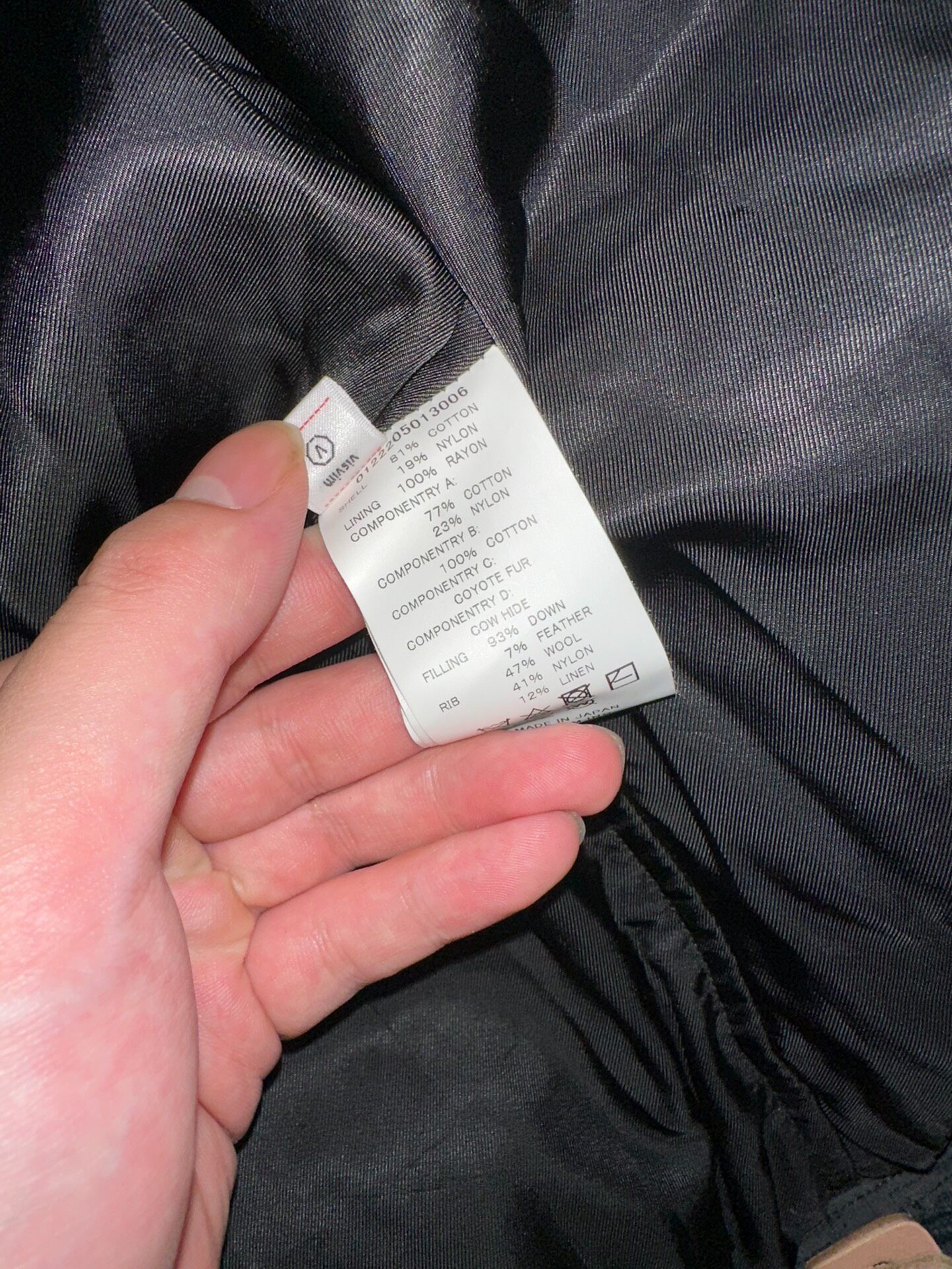 Visvim 22AW Valdez Down Parka — back
