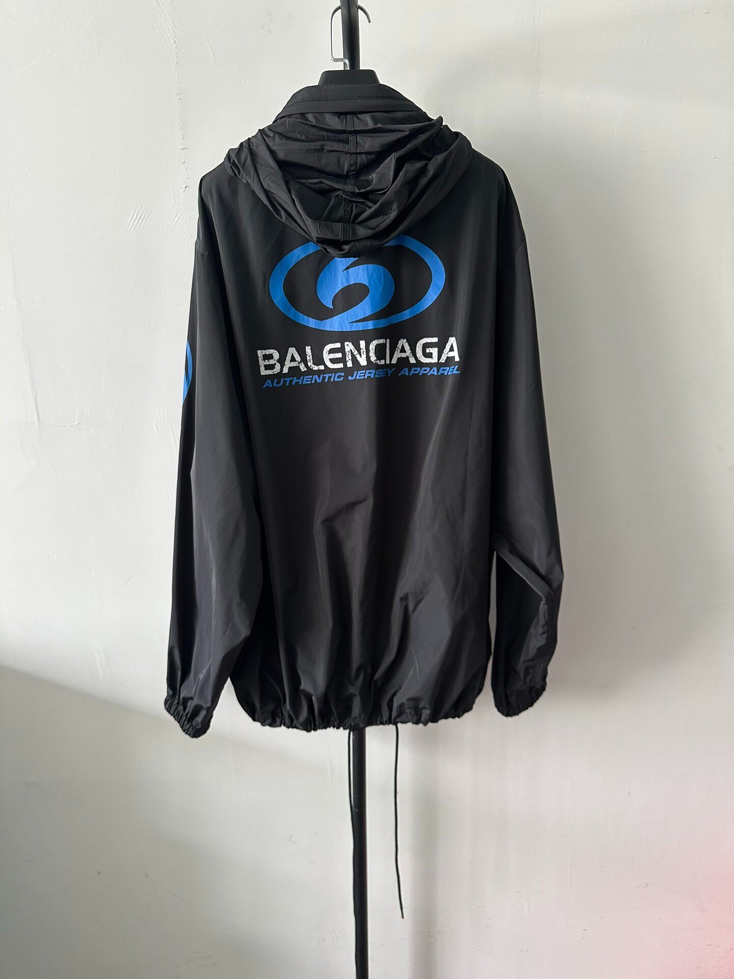 Balenciaga Men’s Black Logo Jacket