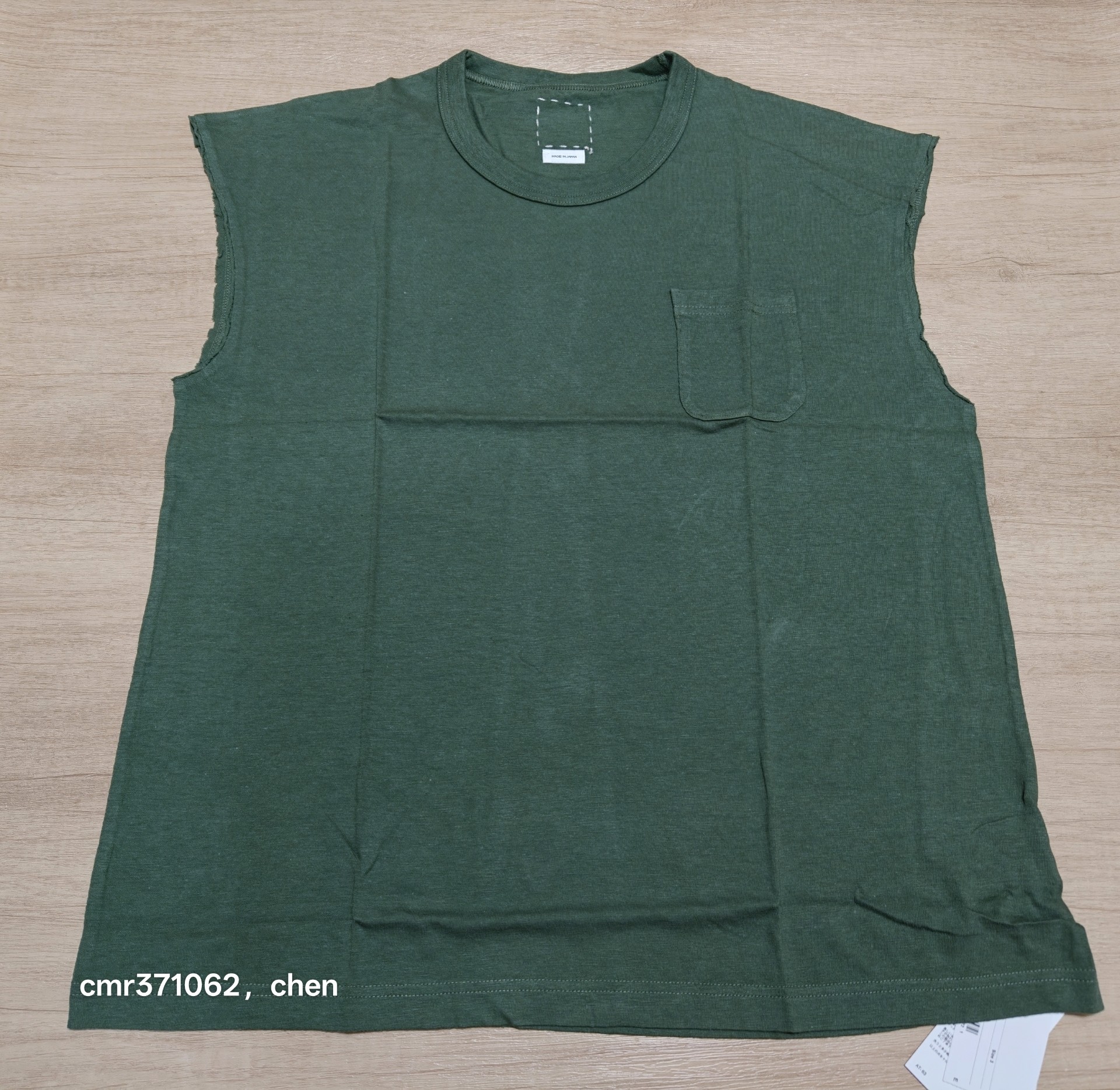 Visvim 23 Jumbo Sleeveless Tee — back