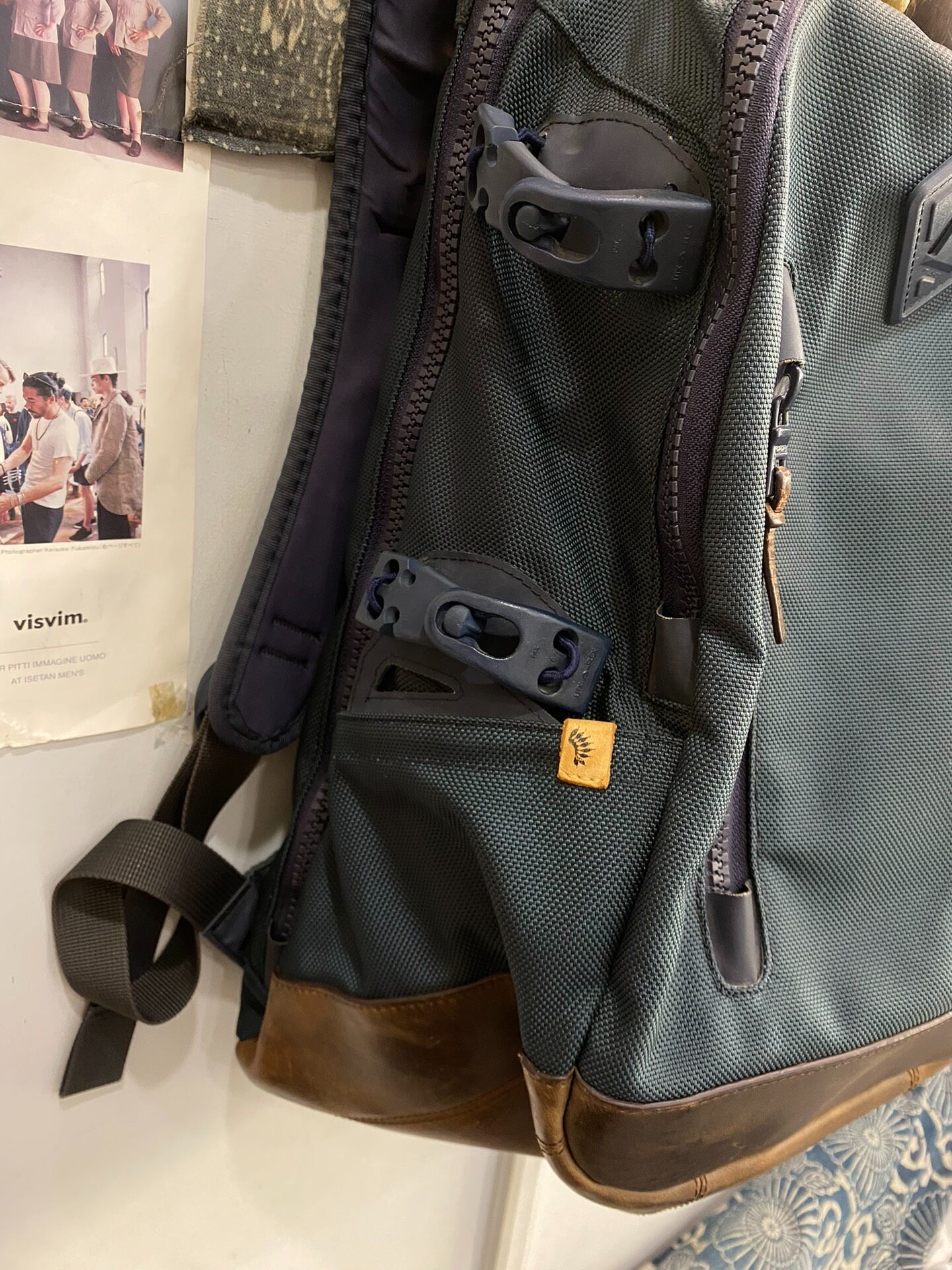 Visvim 16AW Archive Backpack — detail