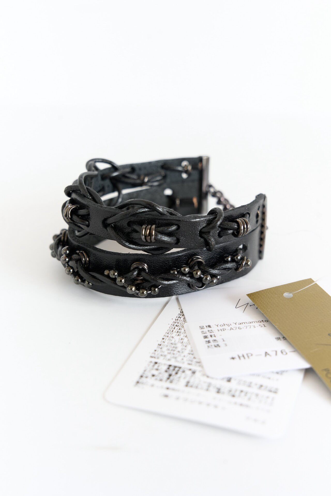 Yohji Yamamoto 25ss Dual Bracelet — front