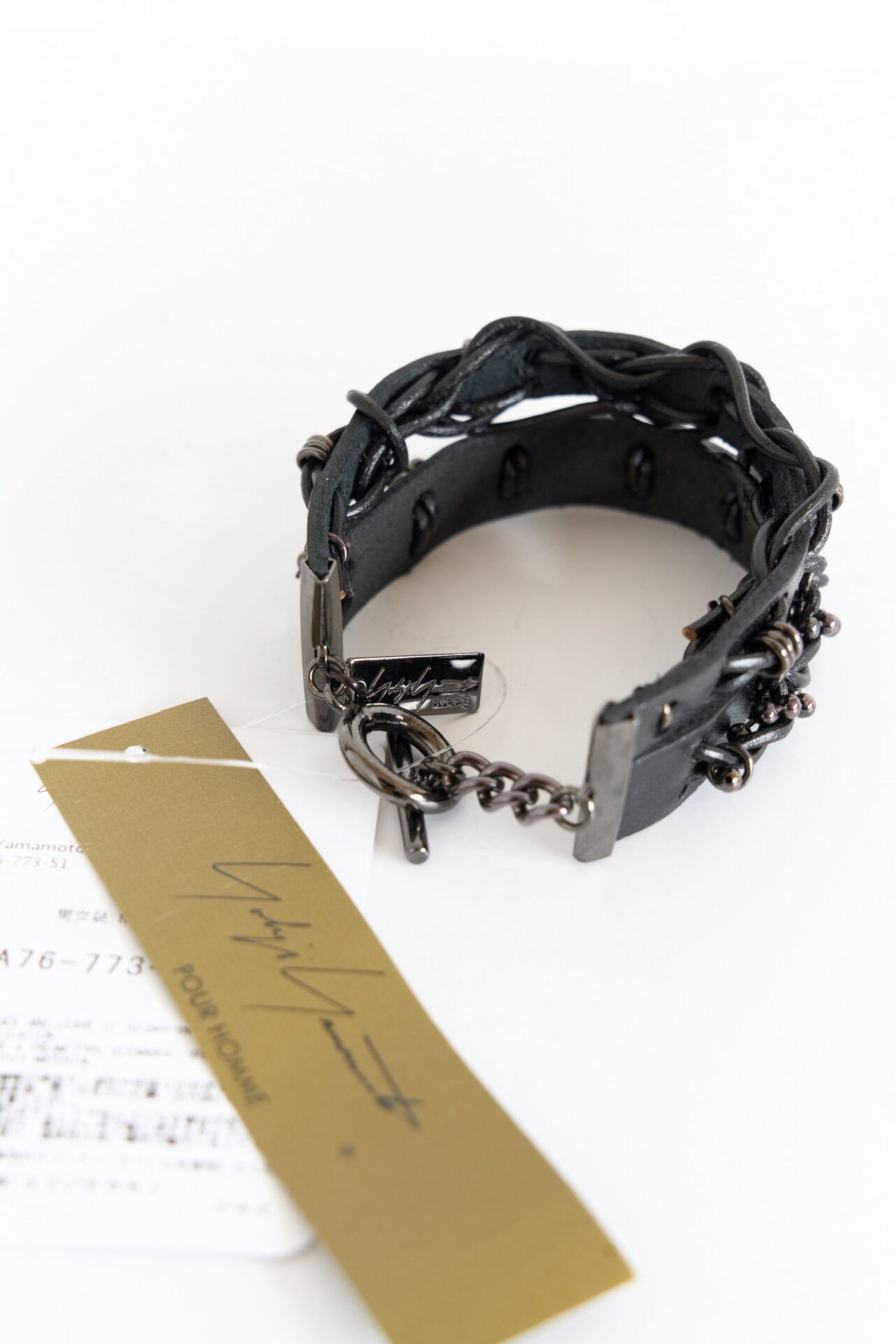 Yohji Yamamoto 25ss Dual Bracelet — detail