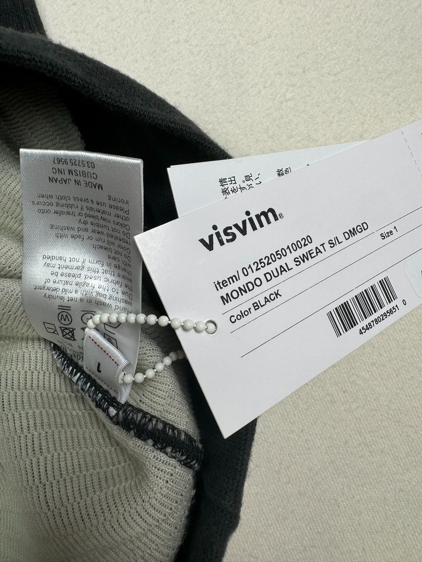 VISVIM 25aw Mondo Dual Sweat S — back