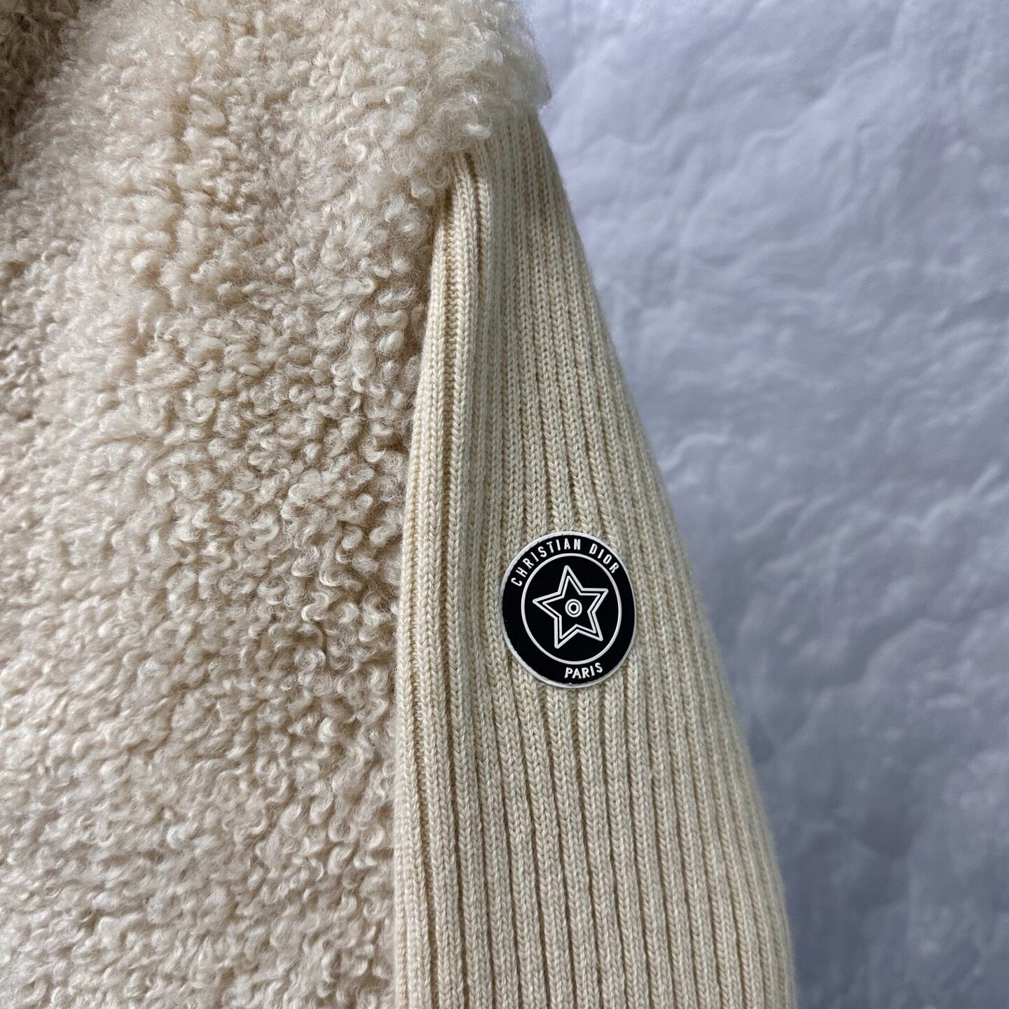 Dior Dioralps ss26 Knit Down Jacket — back