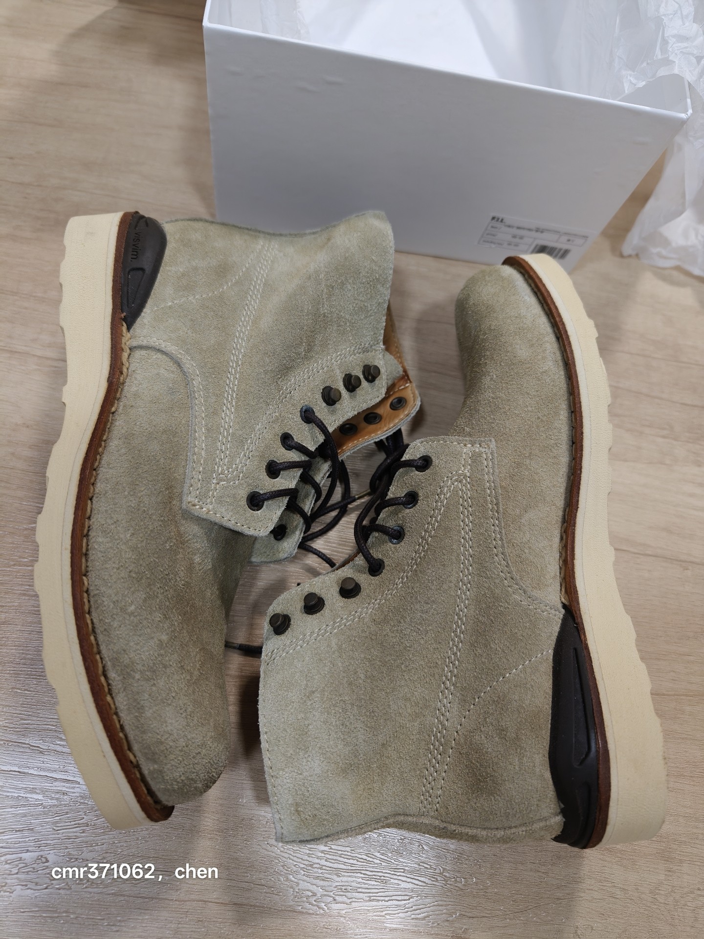 Visvim 11AW Virgil Folk Boots — detail