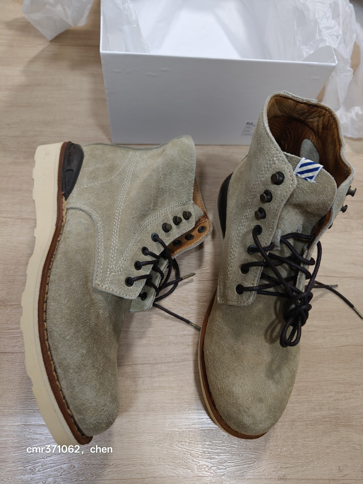 Visvim 11AW Virgil Folk Boots — front