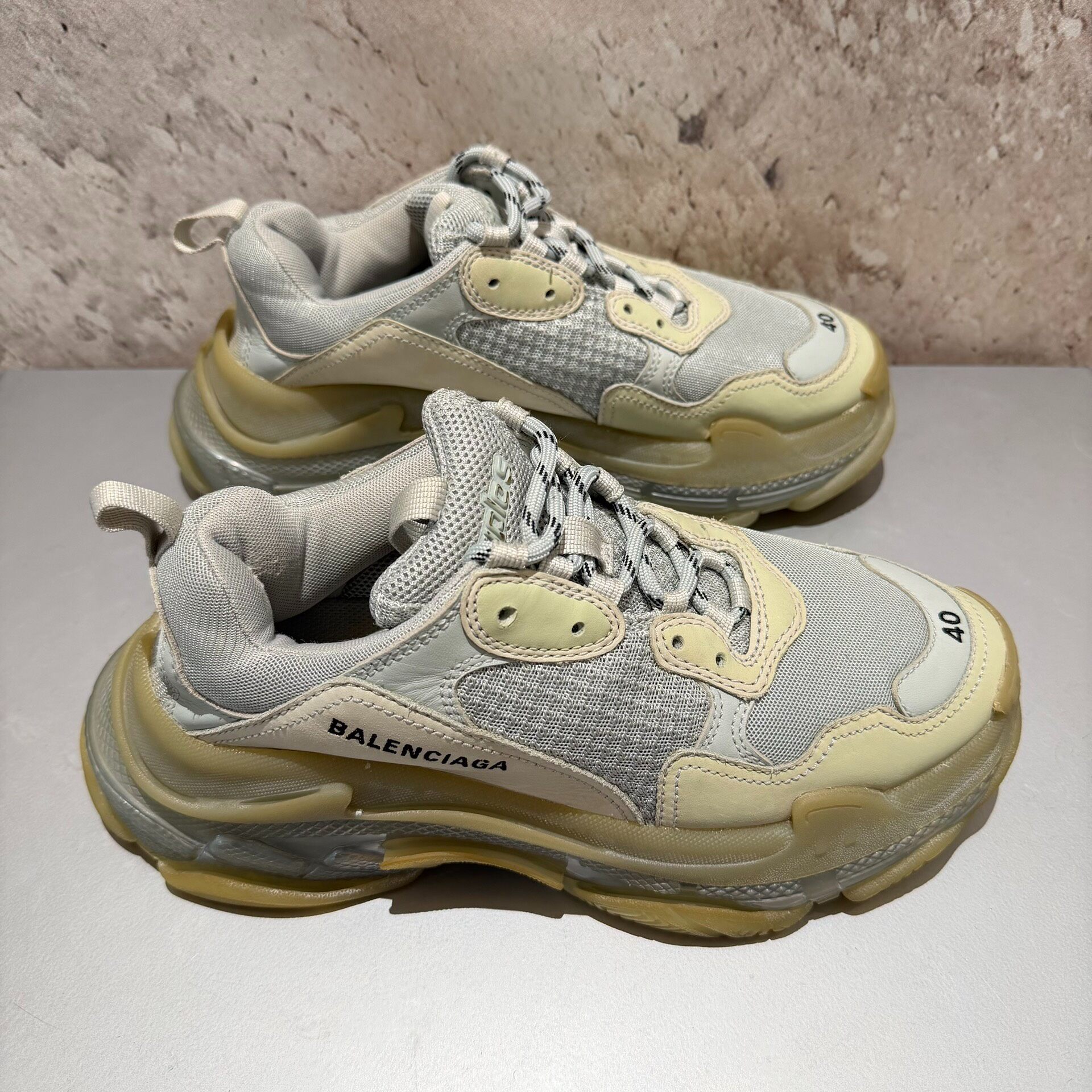 Balenciaga Triple S Gray Size 40 — back