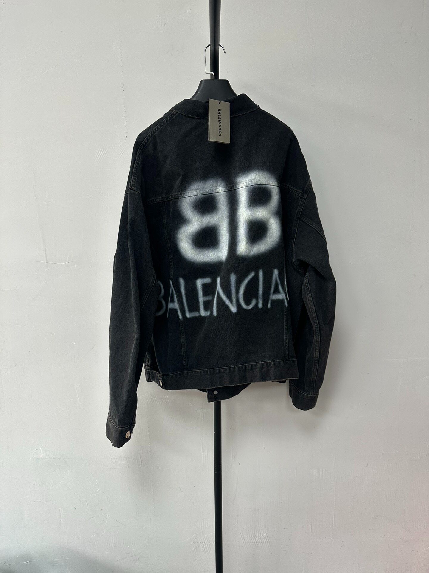 Balenciaga Black Denim Jacket